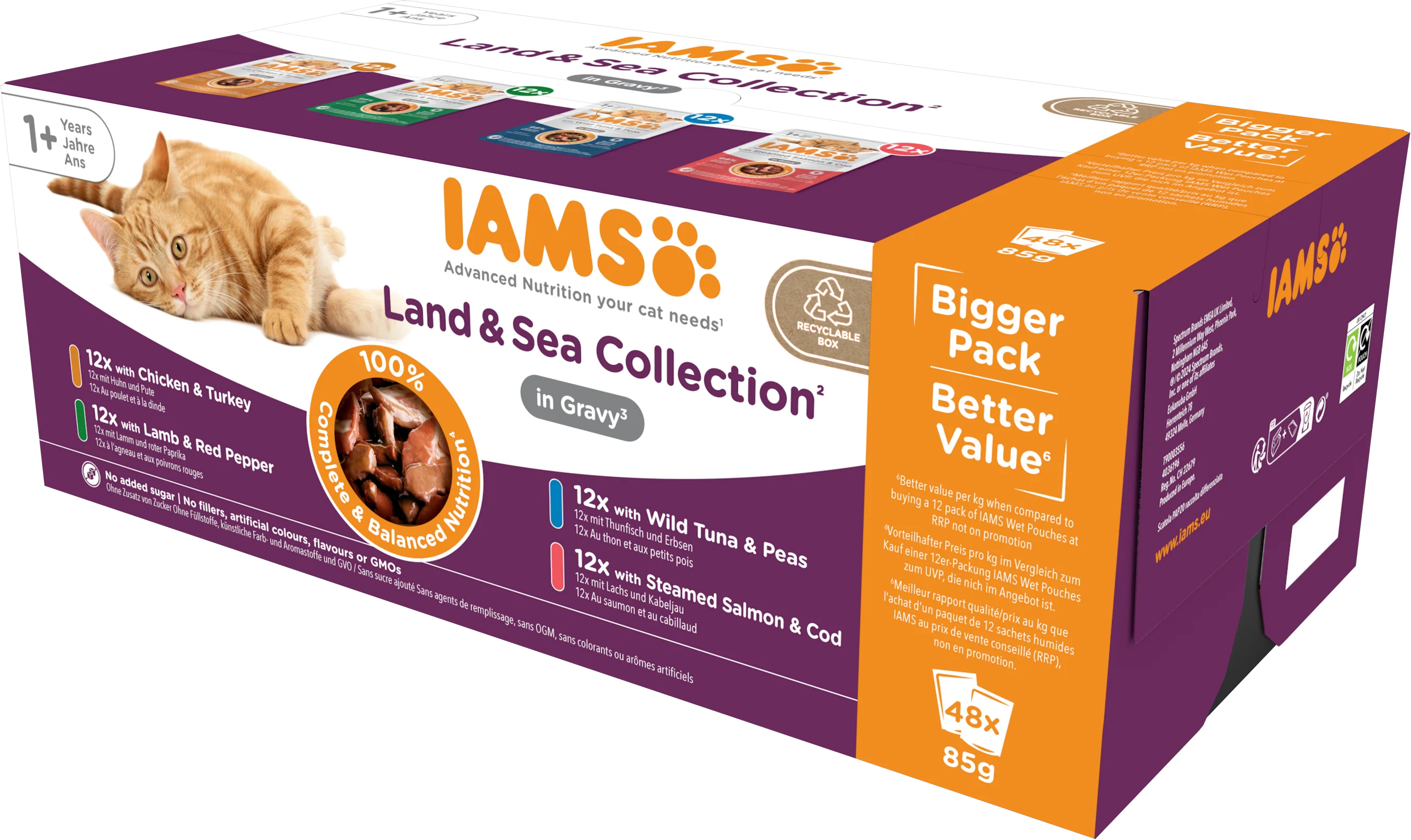 Iams Delights Adult Land & Sea Collection in Gravy Multipack - Image 6