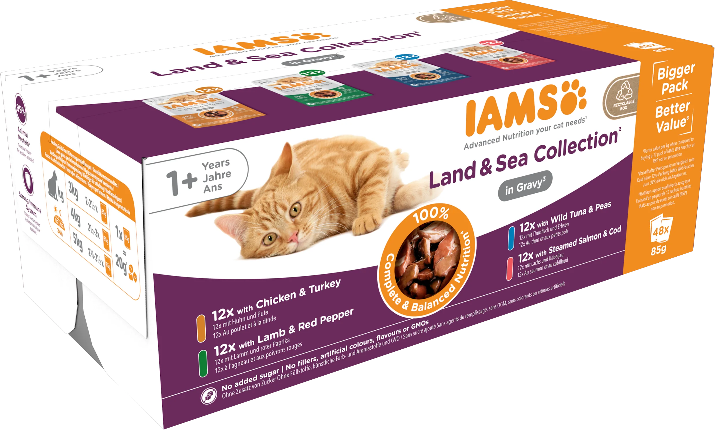 Iams Delights Adult Land & Sea Collection in Gravy Multipack - Image 7