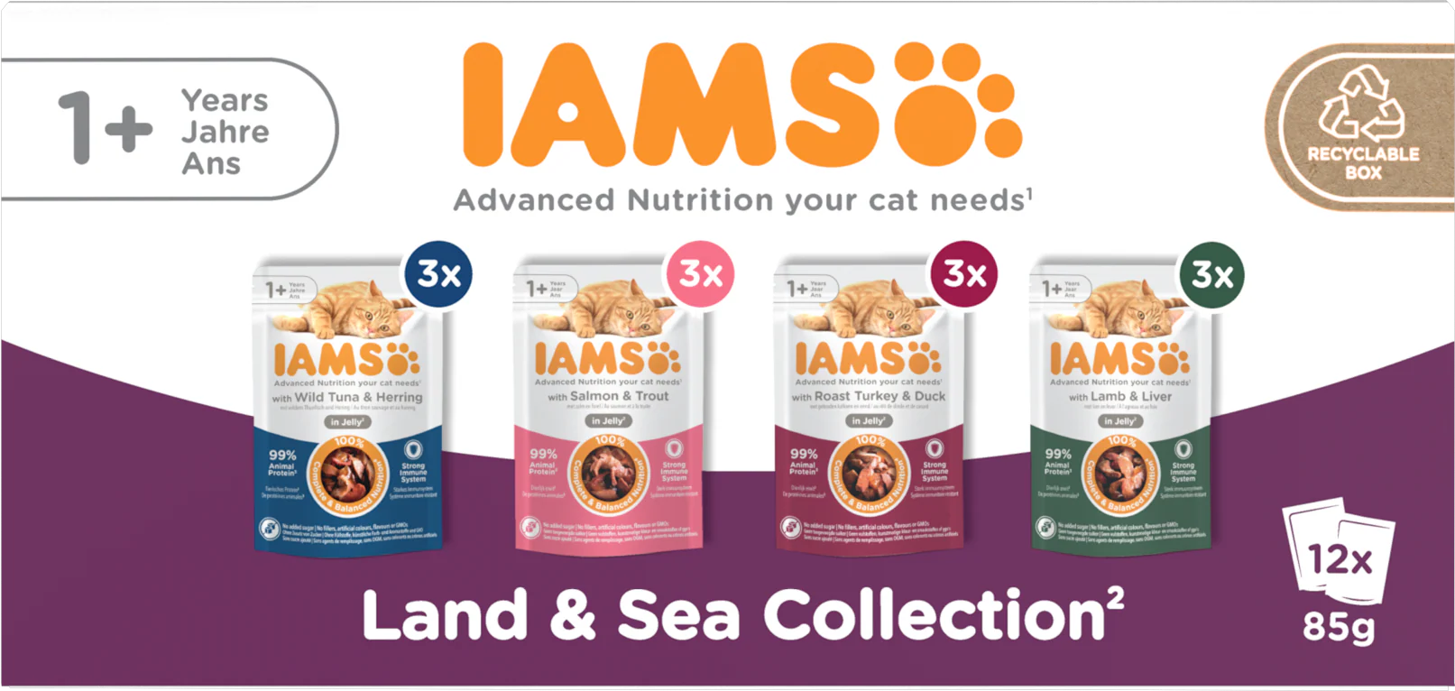 Iams Delights Adult Land & Sea Collection in Jelly Multipack - Image 5