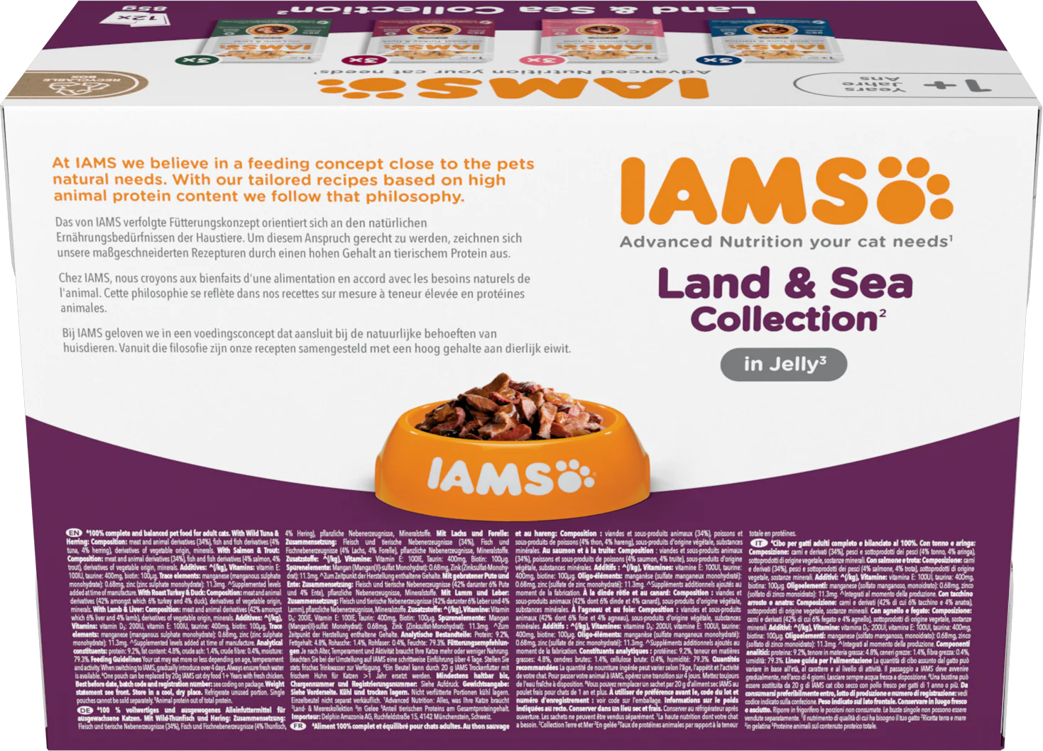 Iams Delights Adult Land & Sea Collection in Jelly Multipack - Image 6