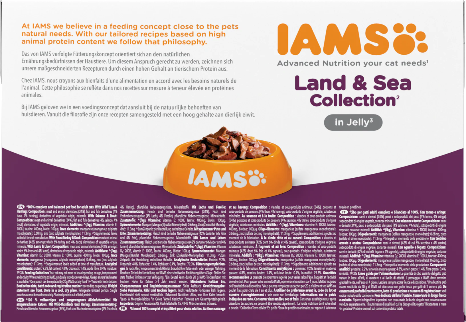 Iams Delights Adult Land & Sea Collection in Jelly Multipack - Image 7