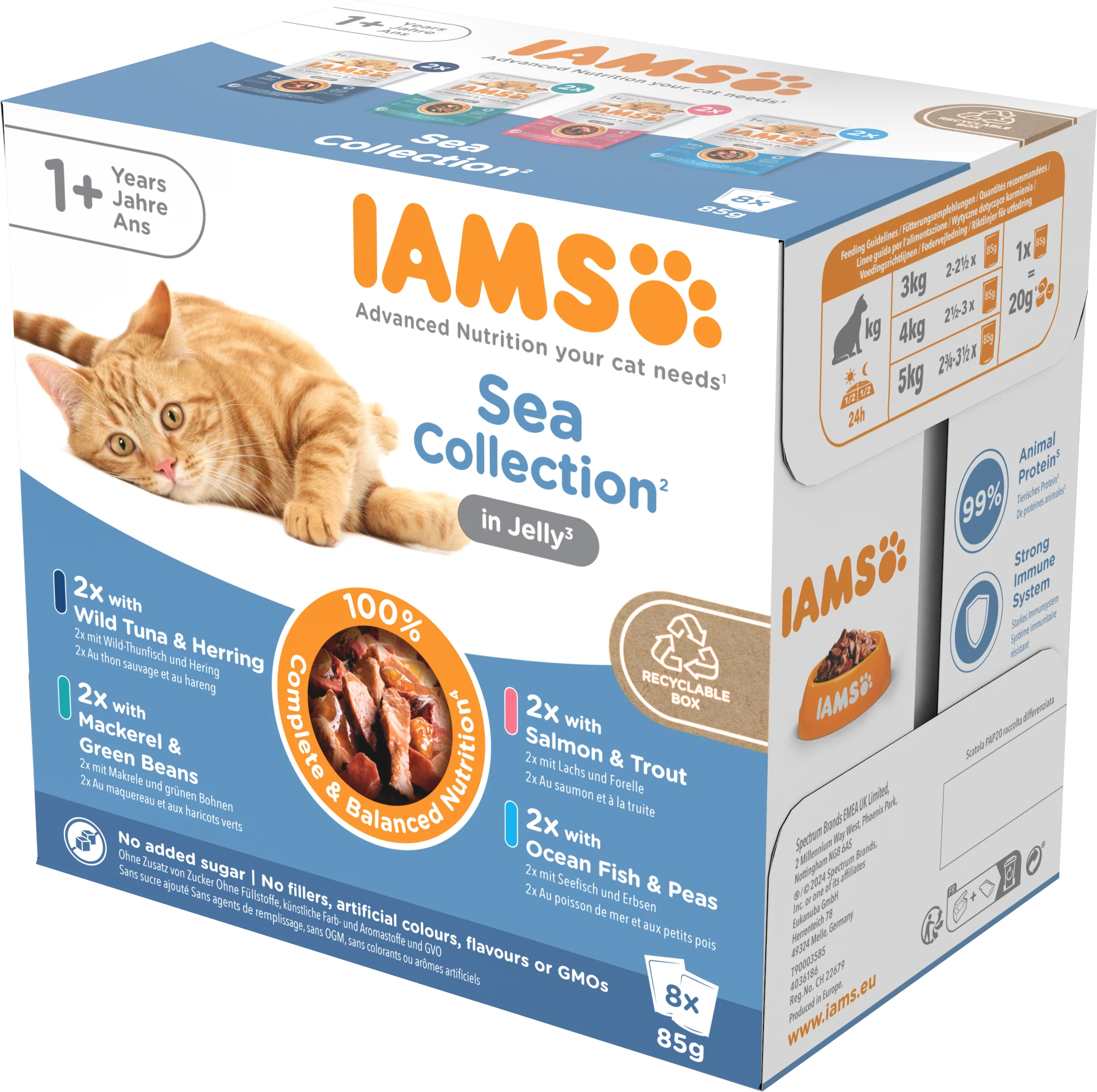 Iams Delights Adult Sea Collection in Jelly Wet Cat Food - Image 2