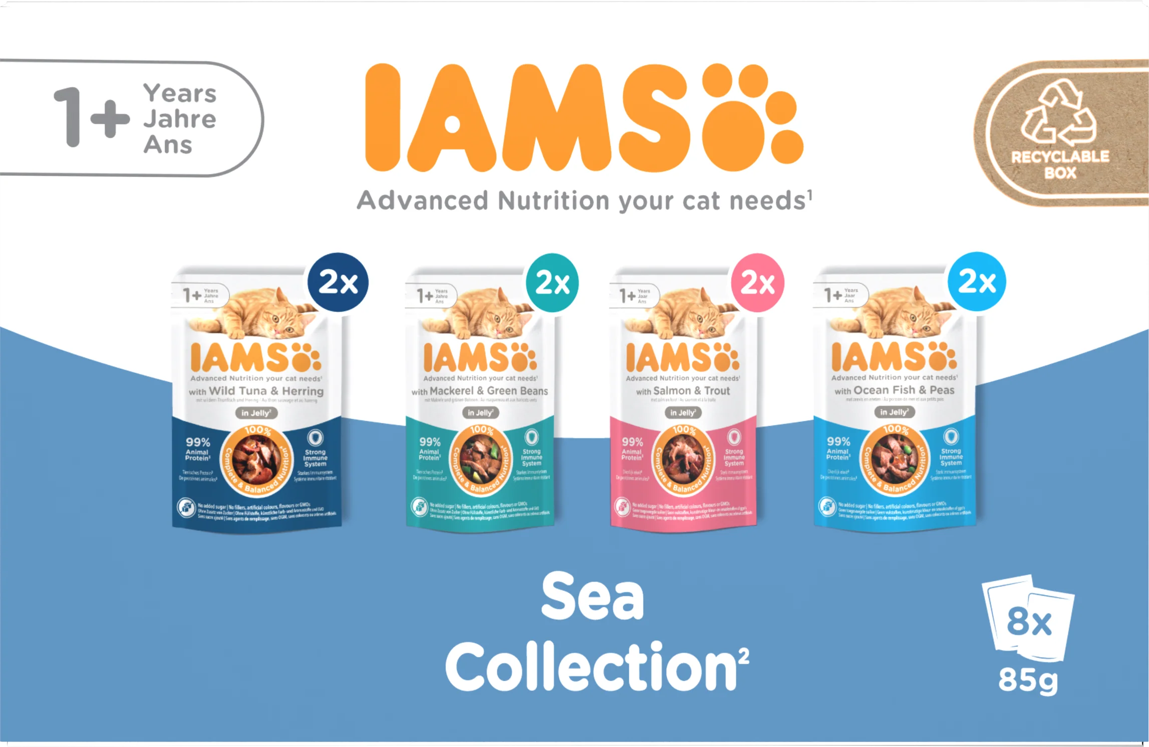 Iams Delights Adult Sea Collection in Jelly Wet Cat Food - Image 4