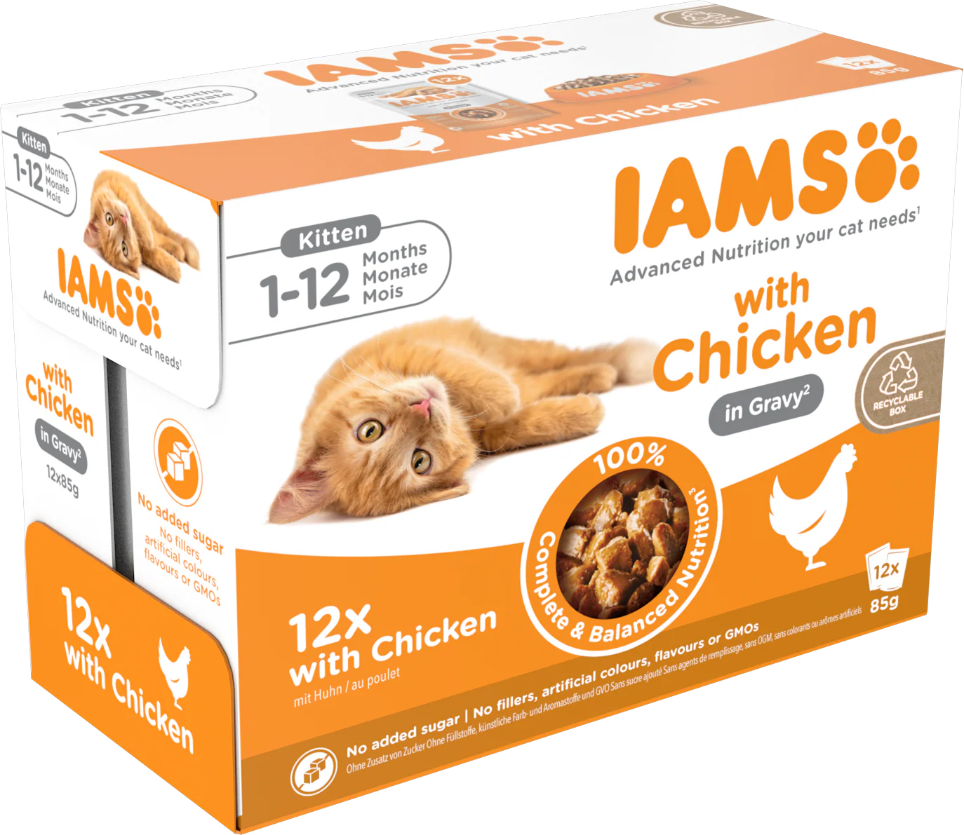 Iams Delights Kitten Chicken in Gravy Multipack - Image 3