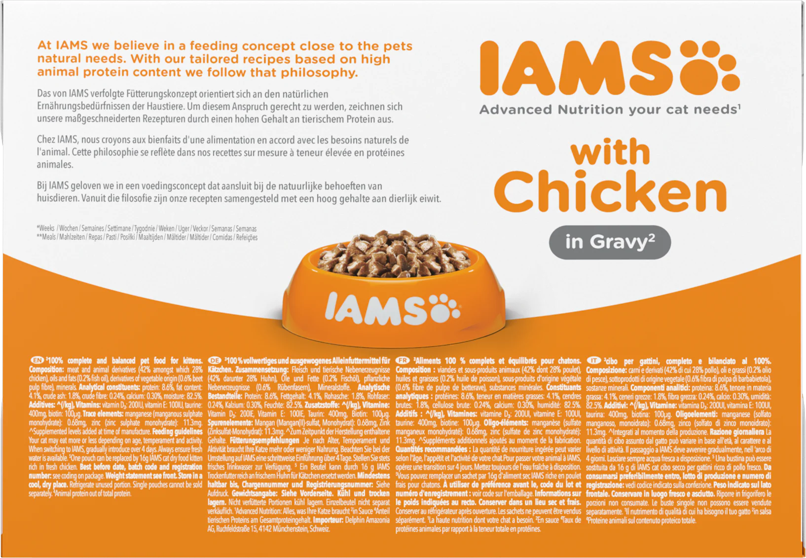 Iams Delights Kitten Chicken in Gravy Multipack - Image 4
