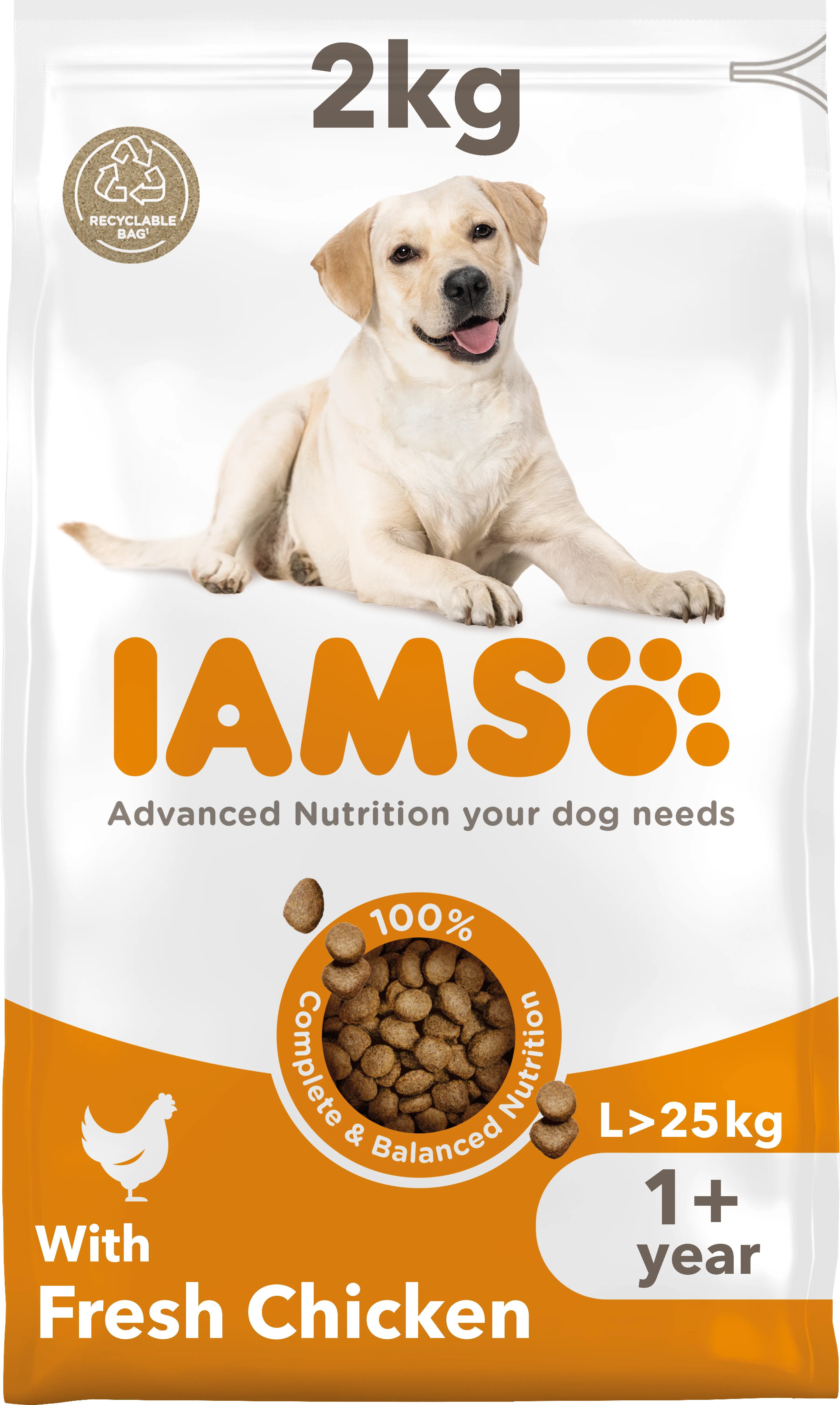 IAMS for Vitality Adult Dog Food Large Breed with Chicken