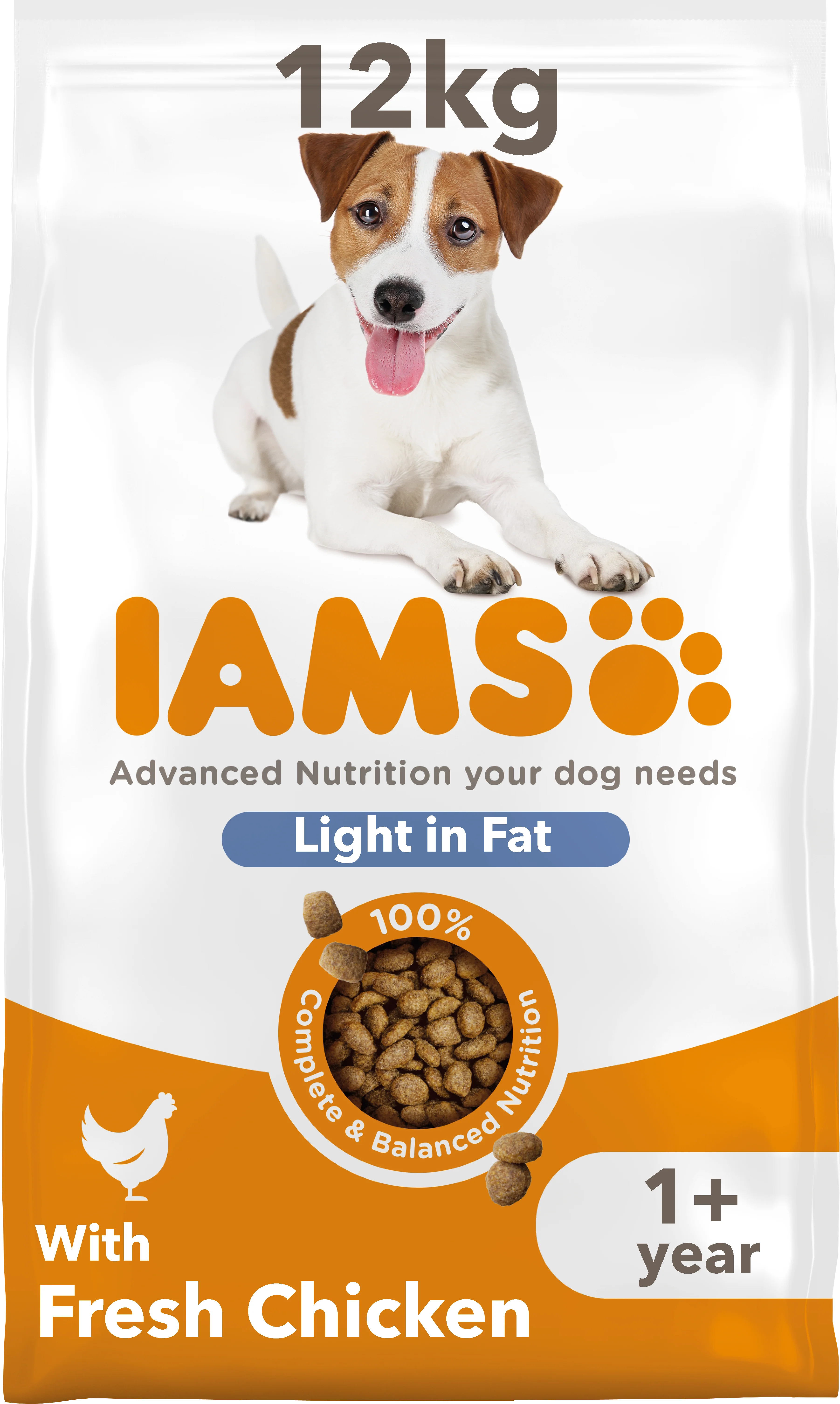 Iams for Vitality Adult Light in Fat Dry Dog Food - Chicken