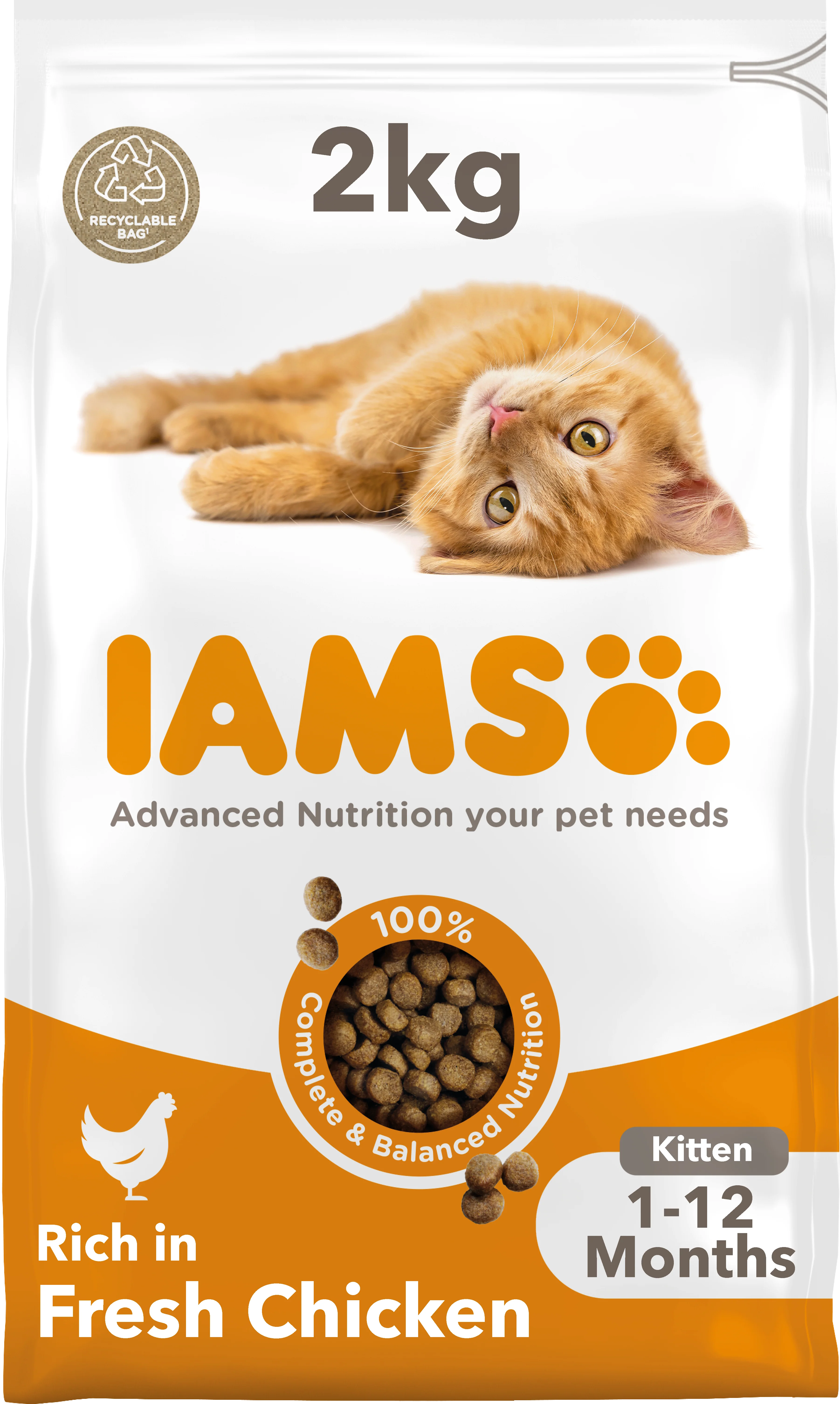 IAMS for Vitality Kitten Food with Chicken