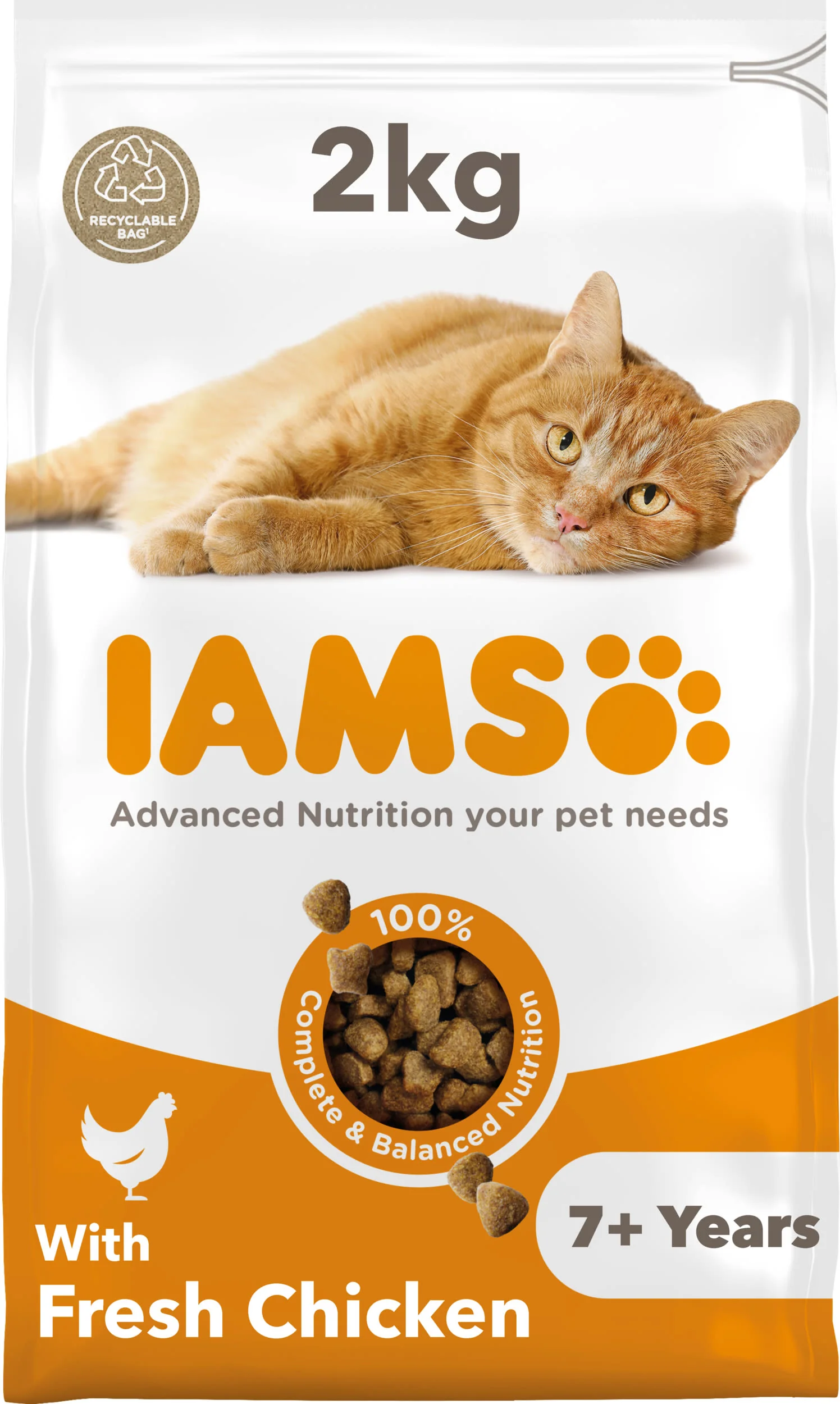 IAMS for Vitality Senior Cat Food with Chicken
