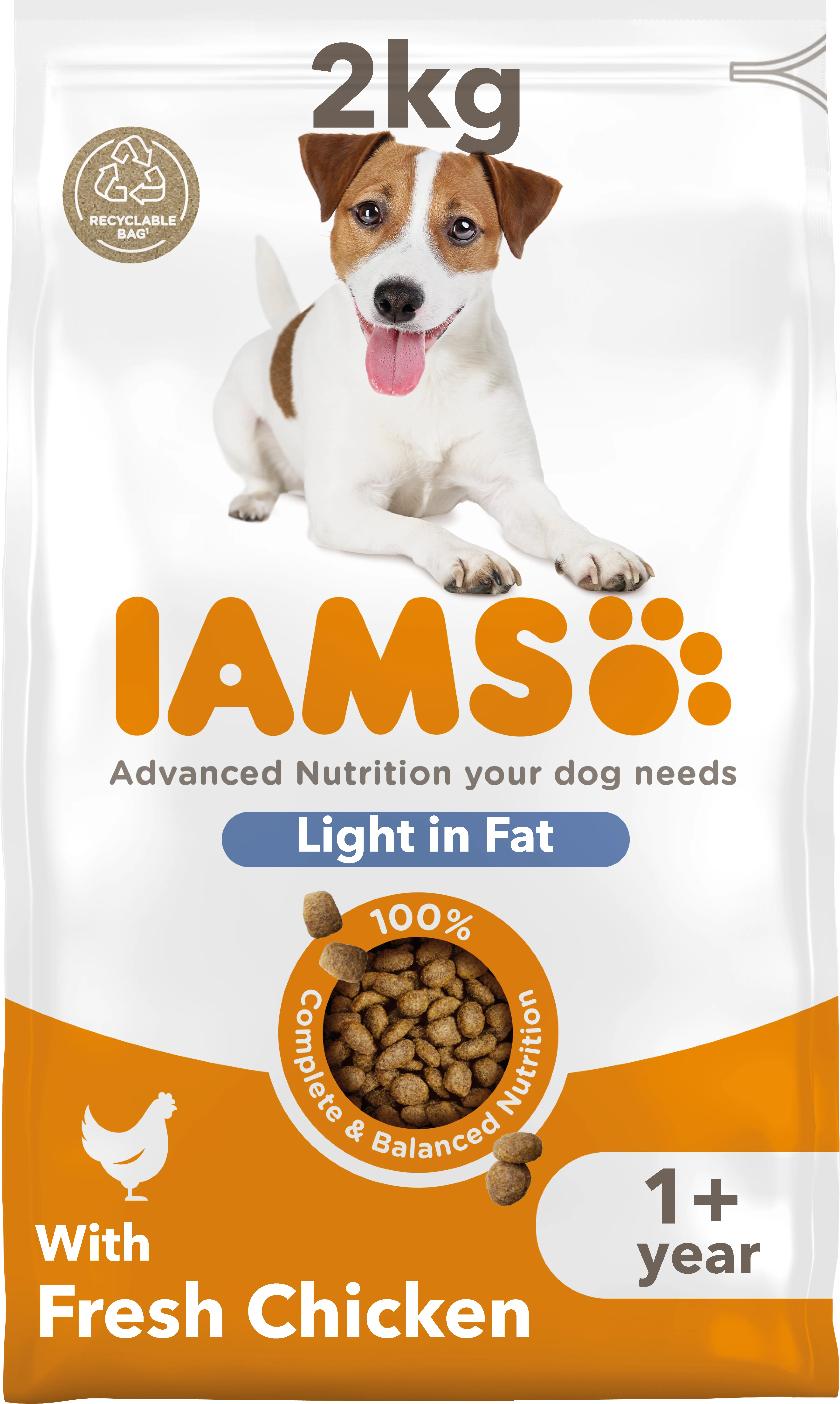 Iams Vitality Adult Light in Fat Dry Dog Food - Chicken