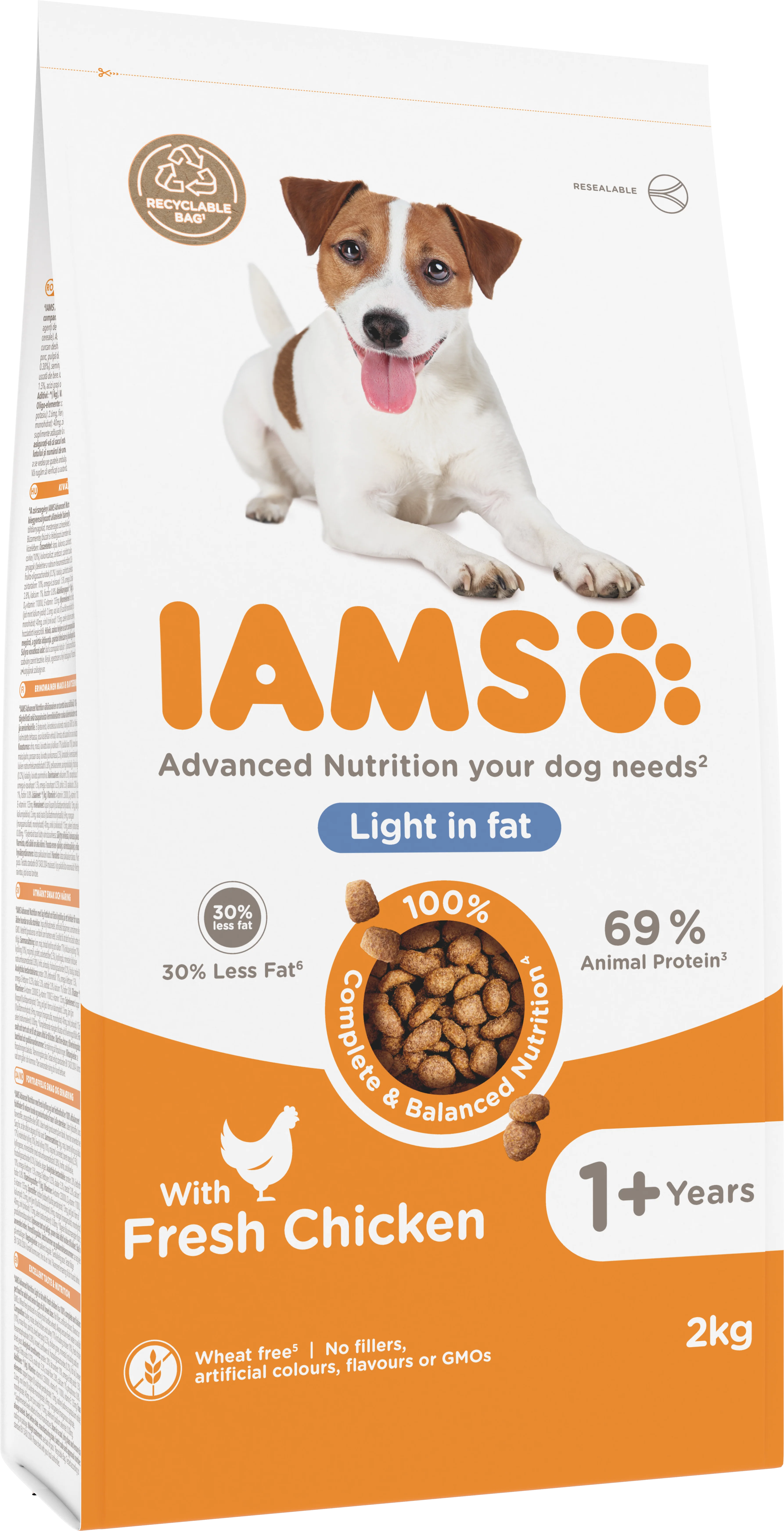 Iams Vitality Adult Light in Fat Dry Dog Food - Chicken - Image 3
