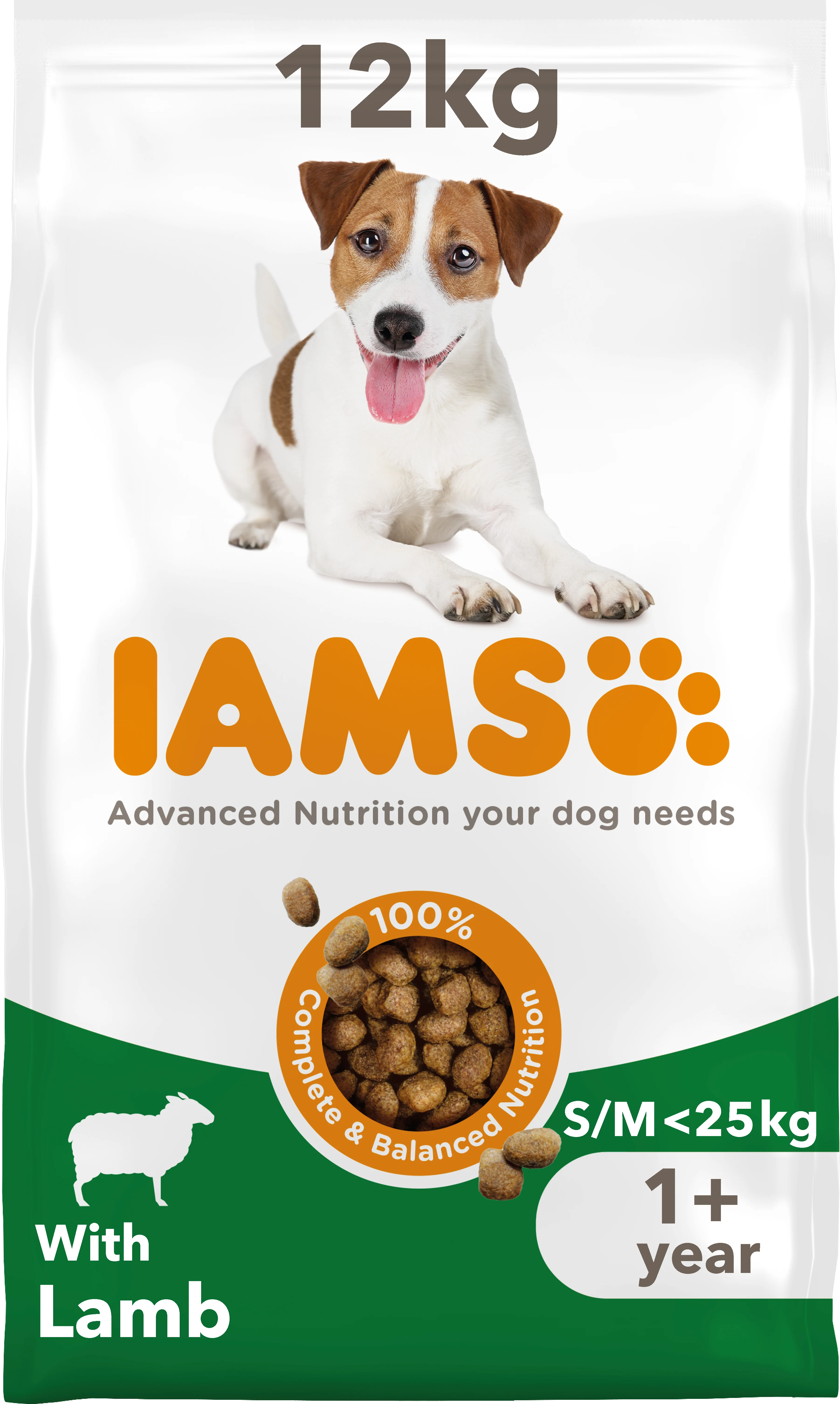 Iams Vitality Adult Small/Medium Breed Dry Dog Food - Lamb - Image 2