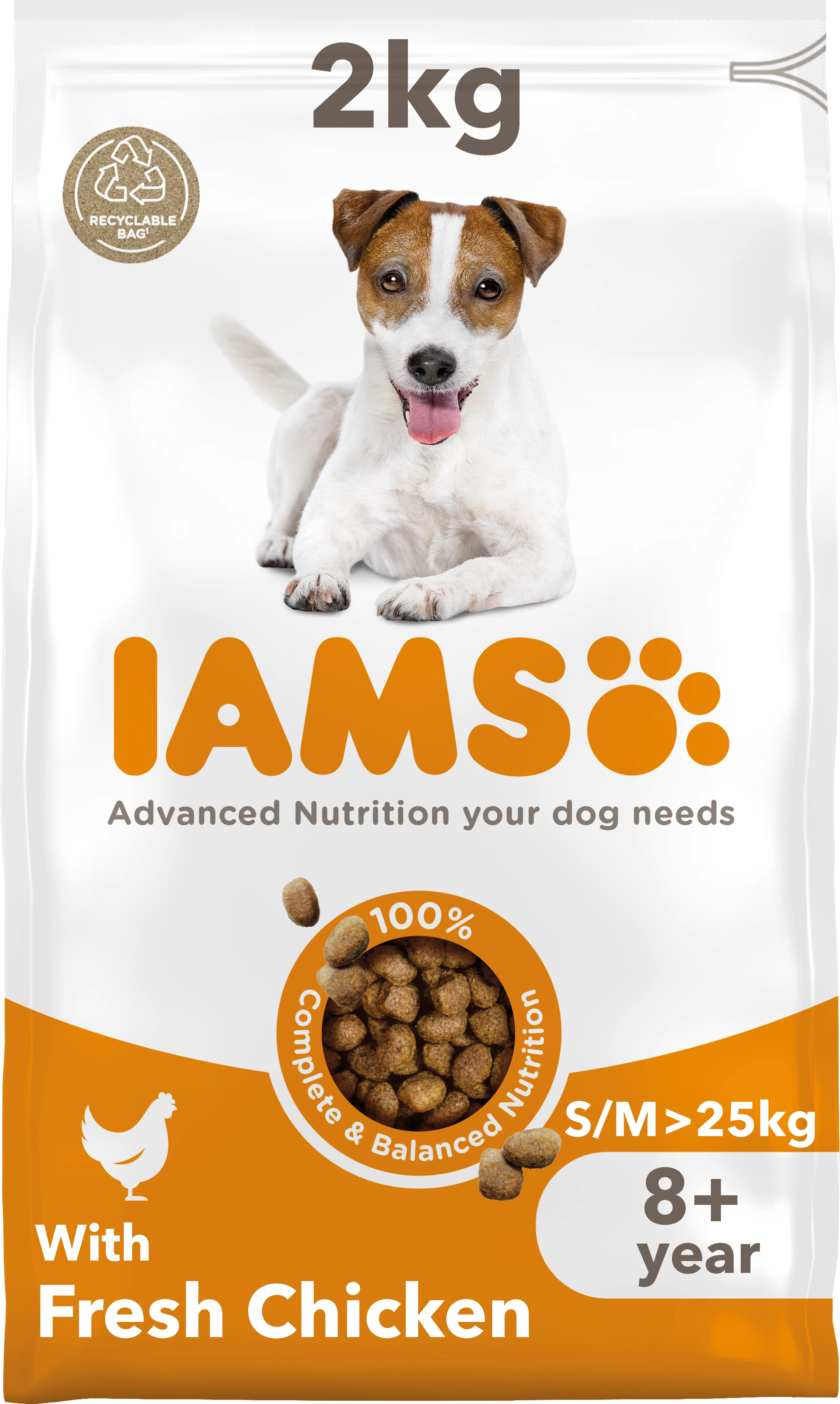 Iams Vitality Senior Small/Medium Breed Dry Dog Food - Chicken