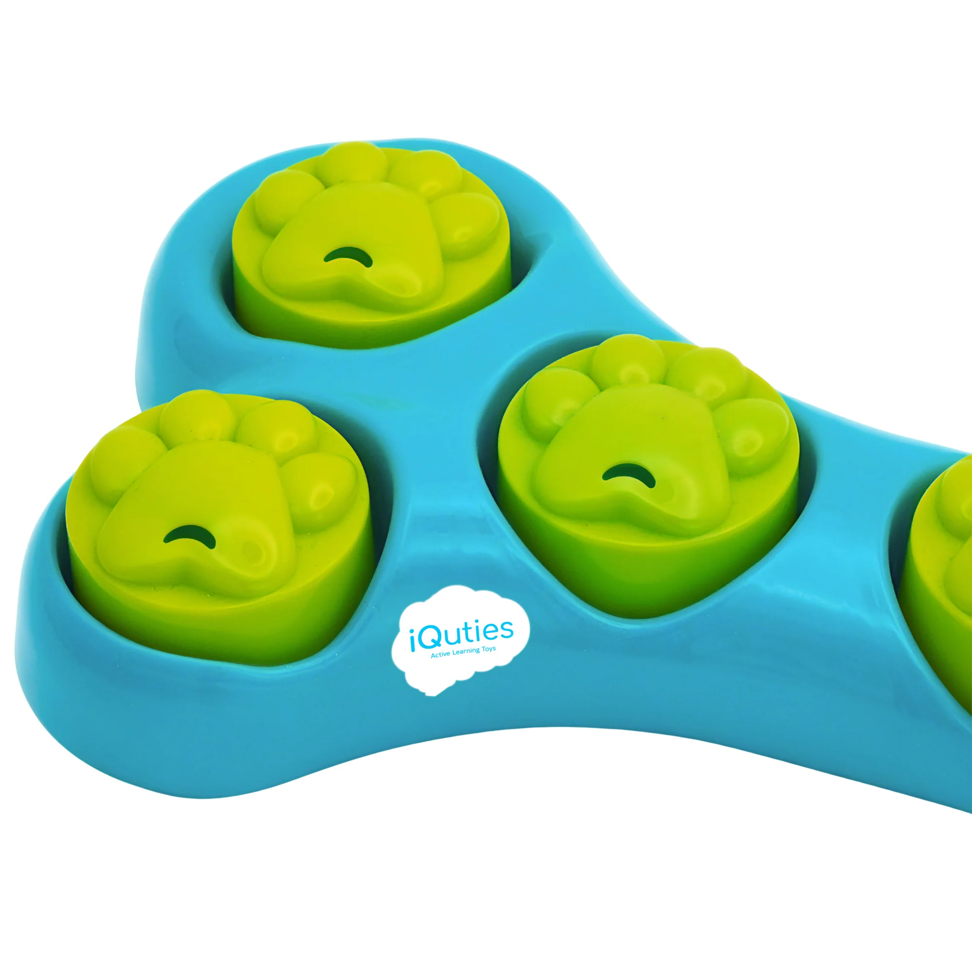 iQuties Bone Hide Interactive Puzzle Treat Dispenser Dog Toy - Image 3