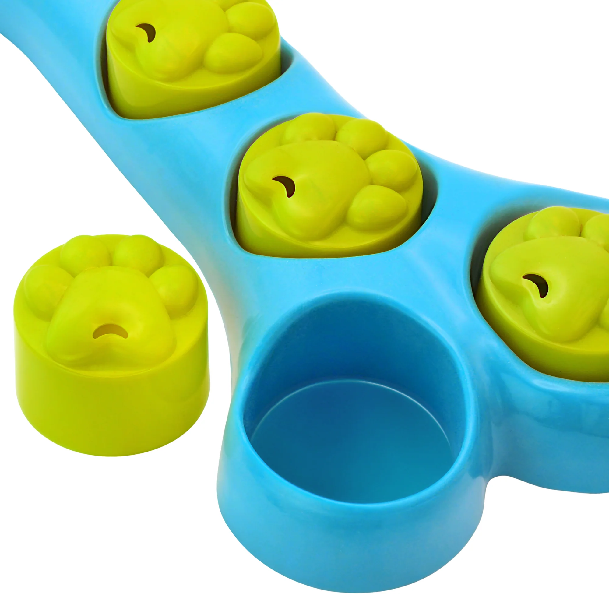 iQuties Bone Hide Interactive Puzzle Treat Dispenser Dog Toy - Image 5