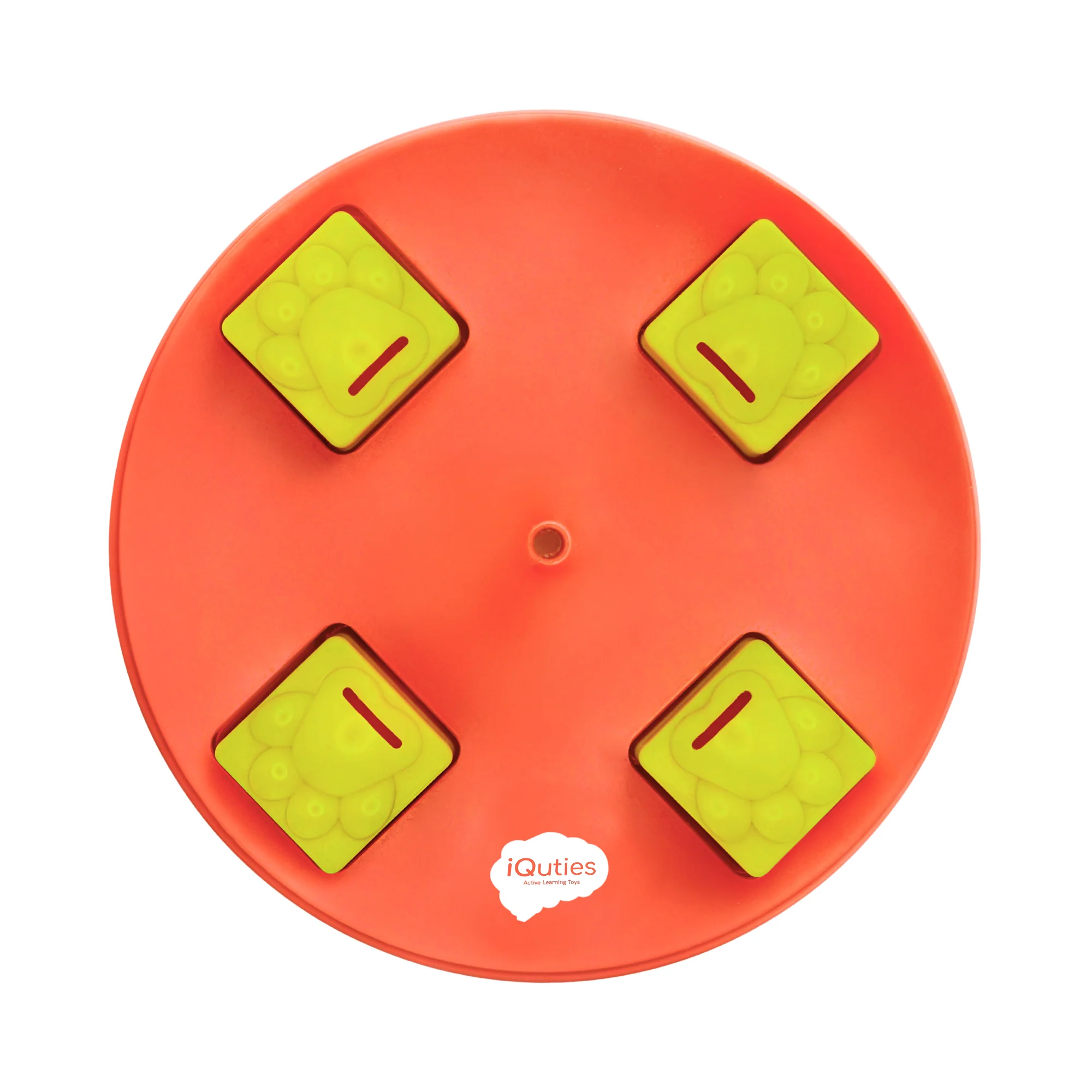iQuties Wheel Interactive Puzzle Treat Dispenser Dog Toy - Image 3