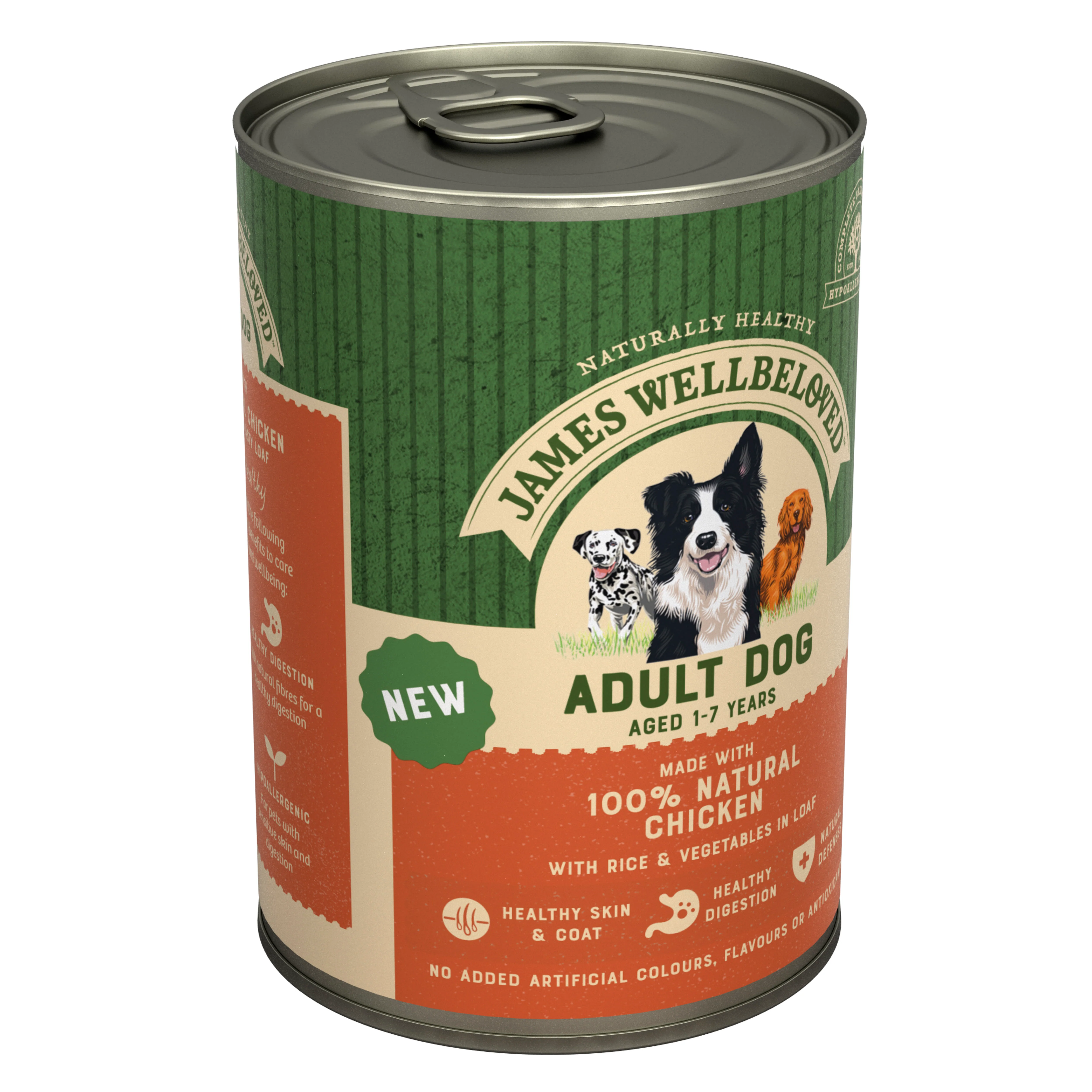 James Wellbeloved Adult Chicken & Rice in Loaf Can - Image 3