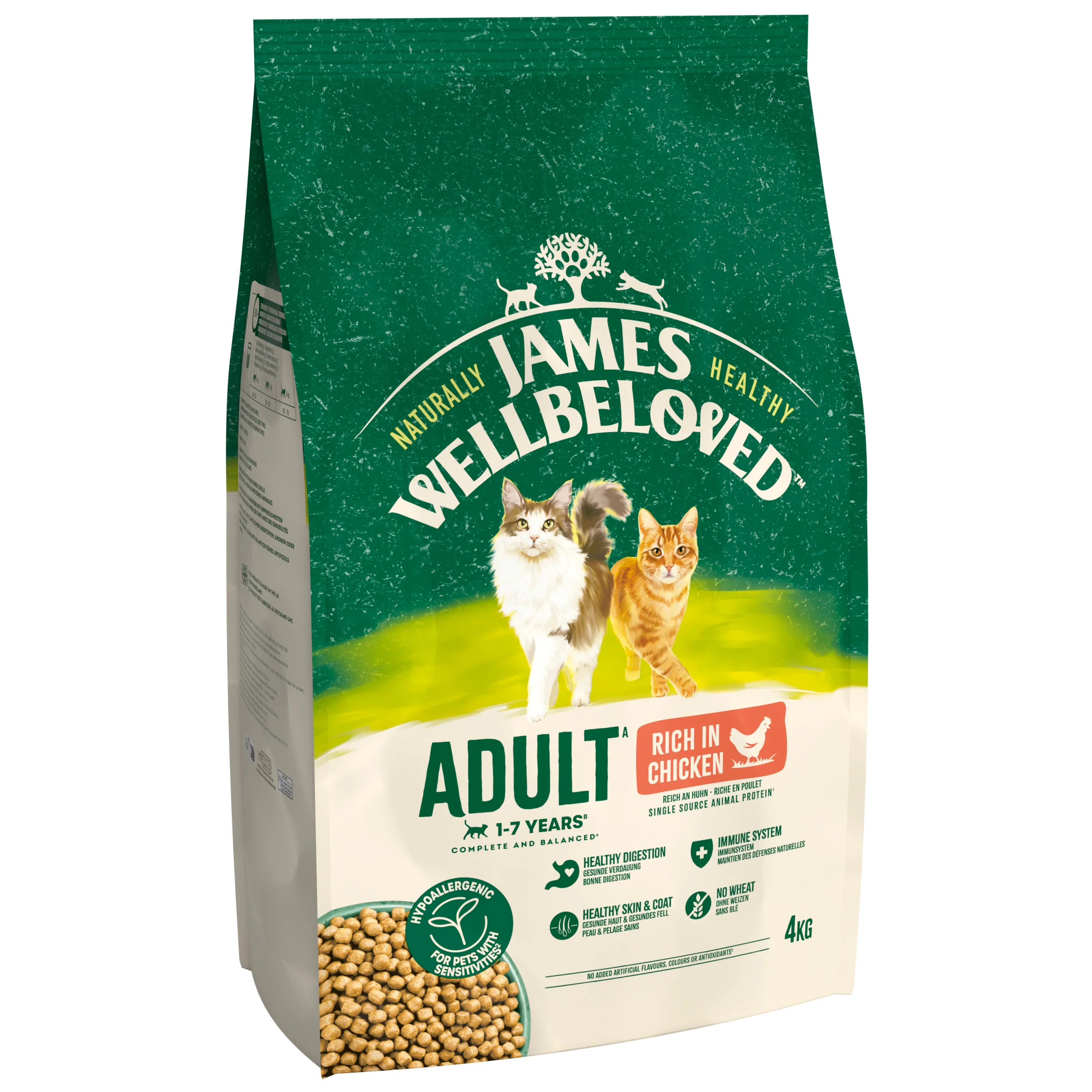 James Wellbeloved Adult Dry Cat Food Chicken & Rice - Image 2