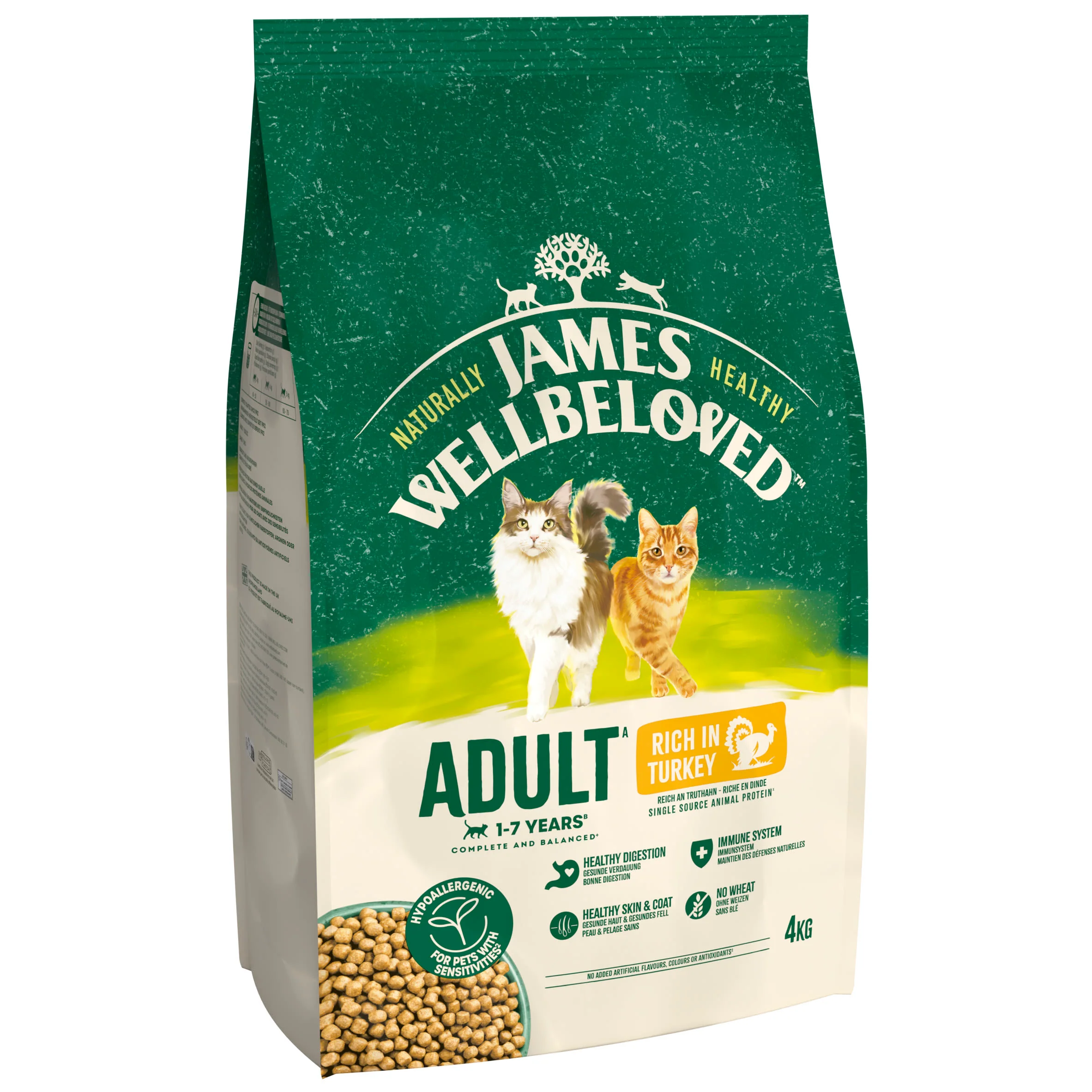 James Wellbeloved Adult Dry Cat Food Turkey - Image 2