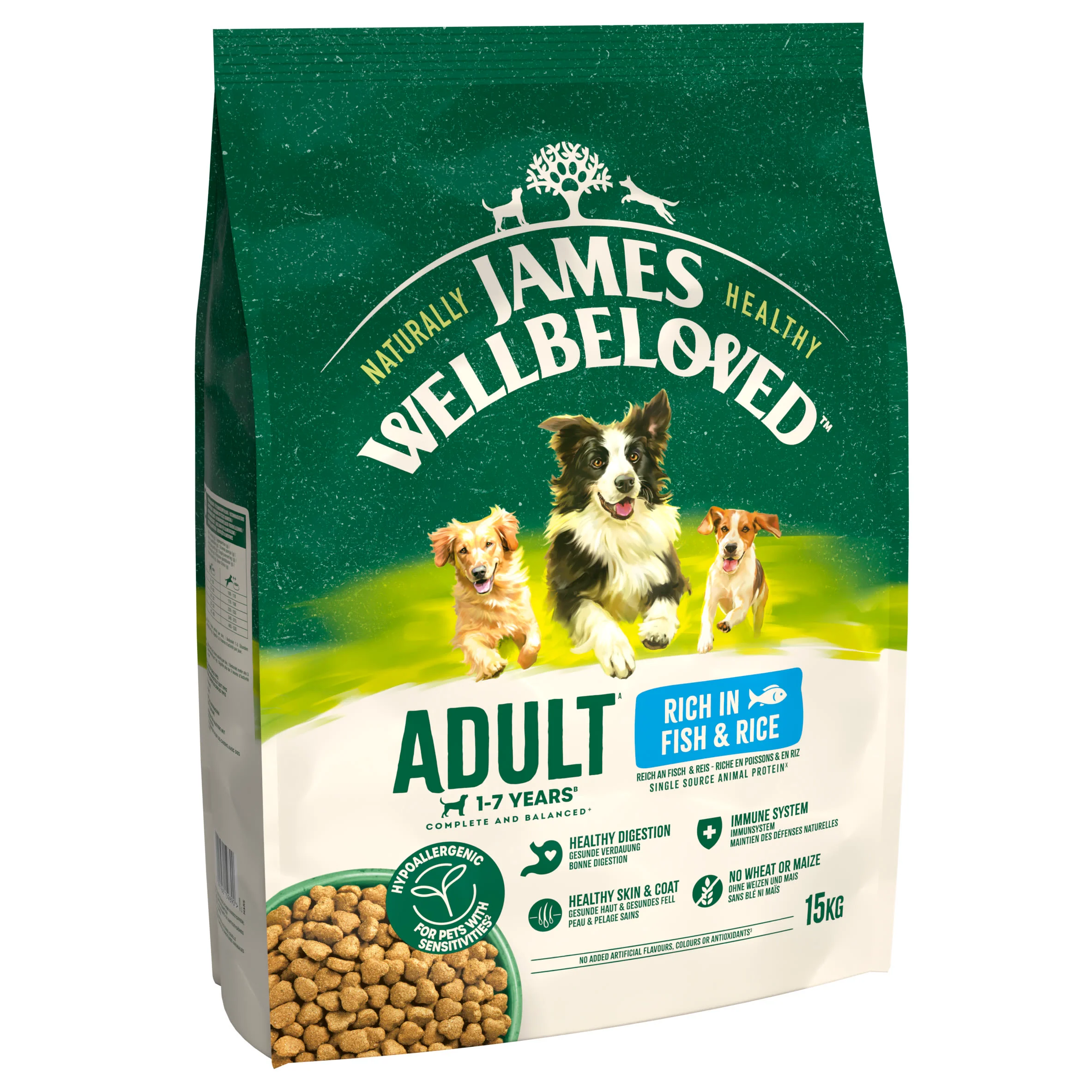 James Wellbeloved Adult Dry Dog Food Fish & Rice - Image 2