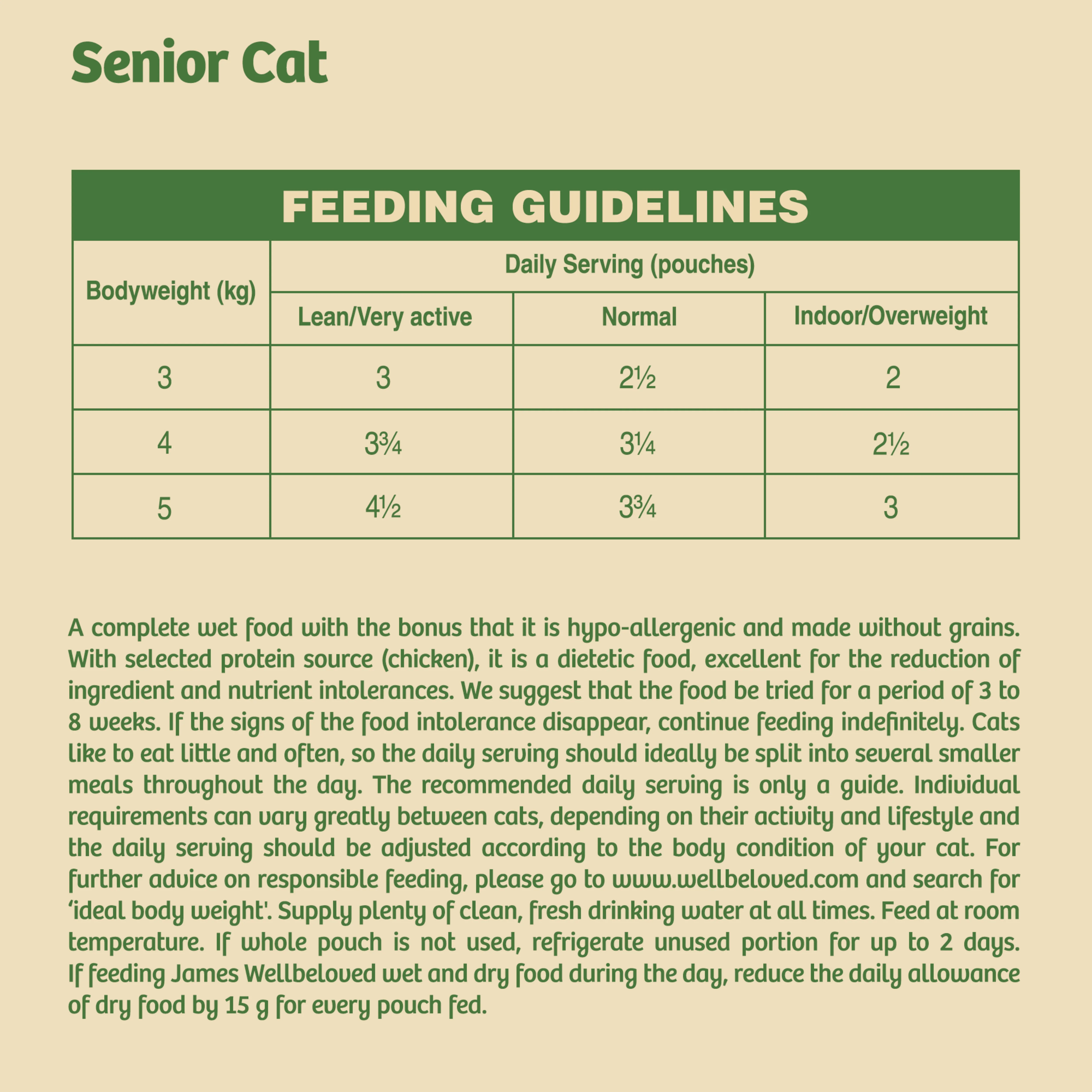 James Wellbeloved Grain Free Senior Cat Food Pouch Chicken in Jelly - Image 9