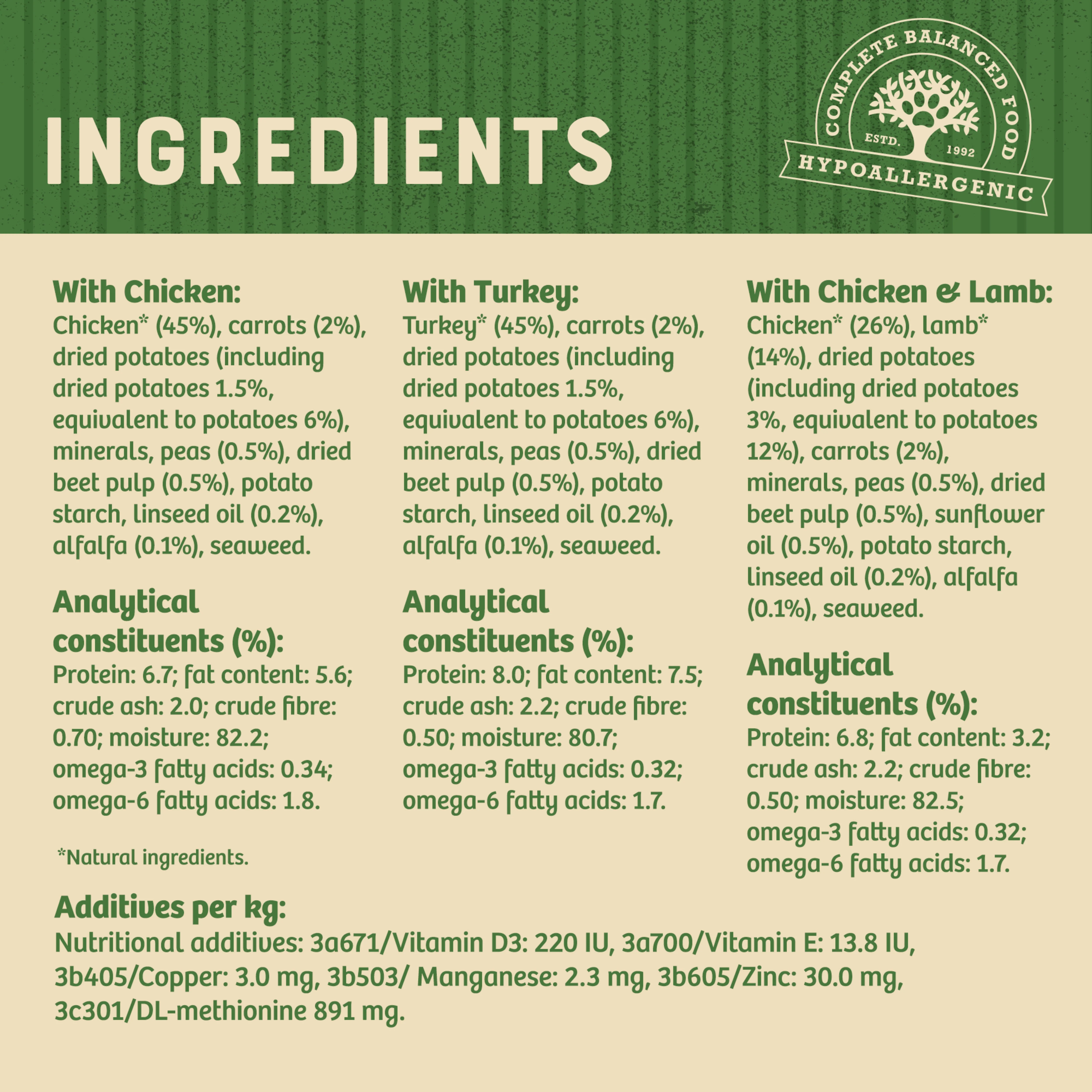 James Wellbeloved Grain Free Senior Wet Dog Food Turkey, Lamb & Chicken - Image 7