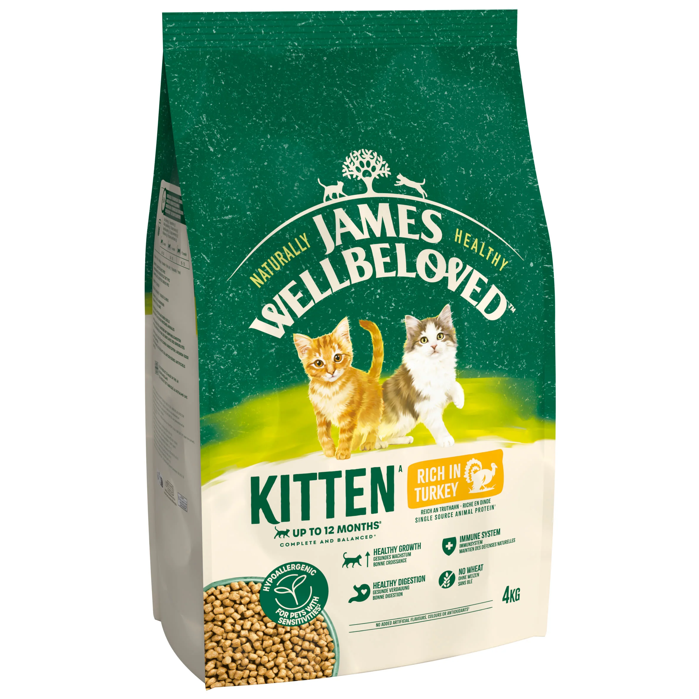 James Wellbeloved Kitten Dry Cat Food Turkey - Image 2