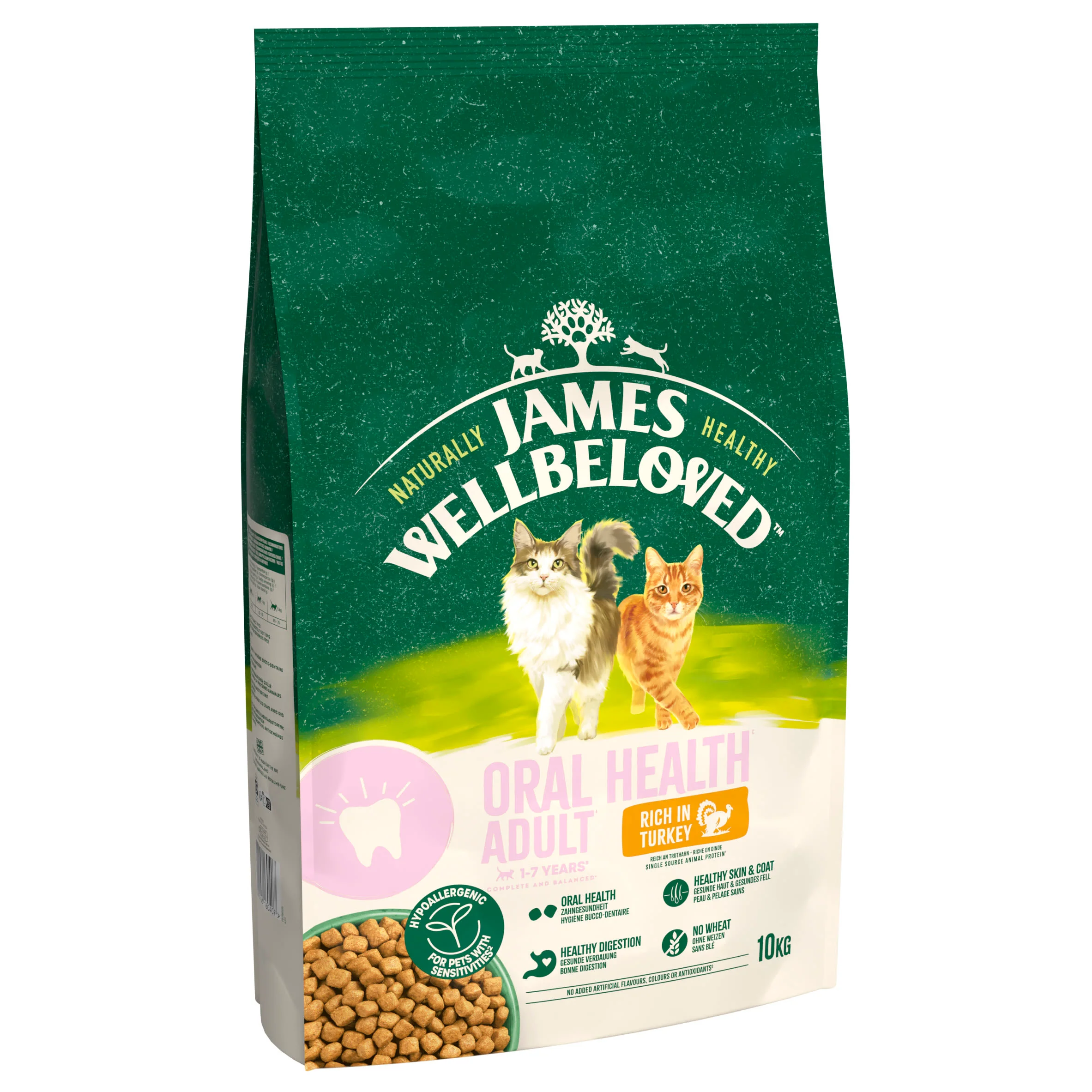 James Wellbeloved Oral Health Adult Dry Cat Food Turkey - Image 3