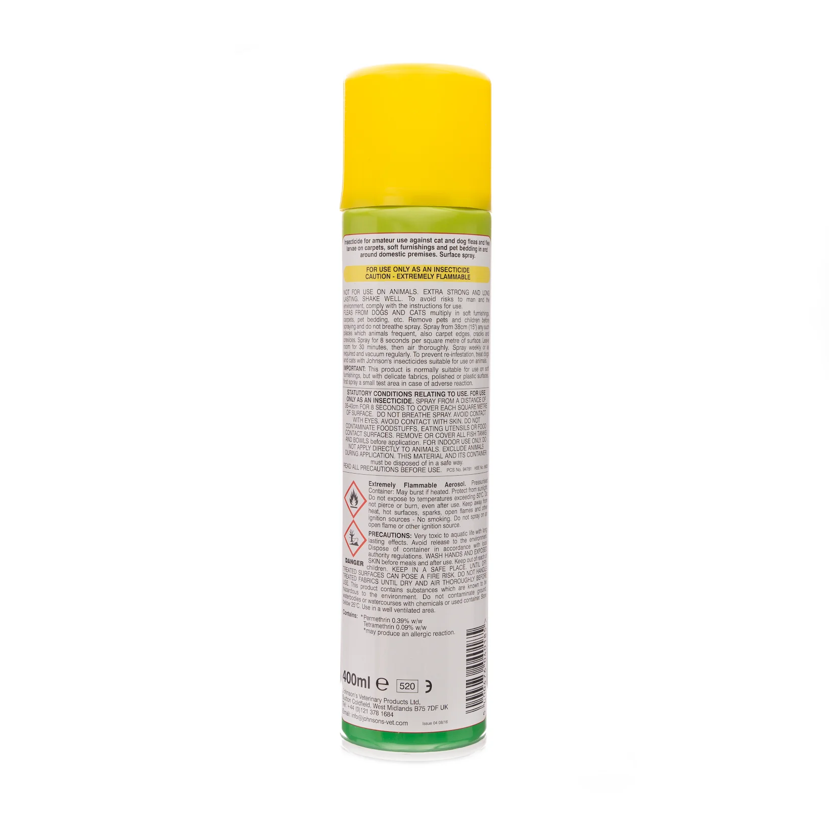 Johnsons Household Cat & Dog Flea Spray - Image 2
