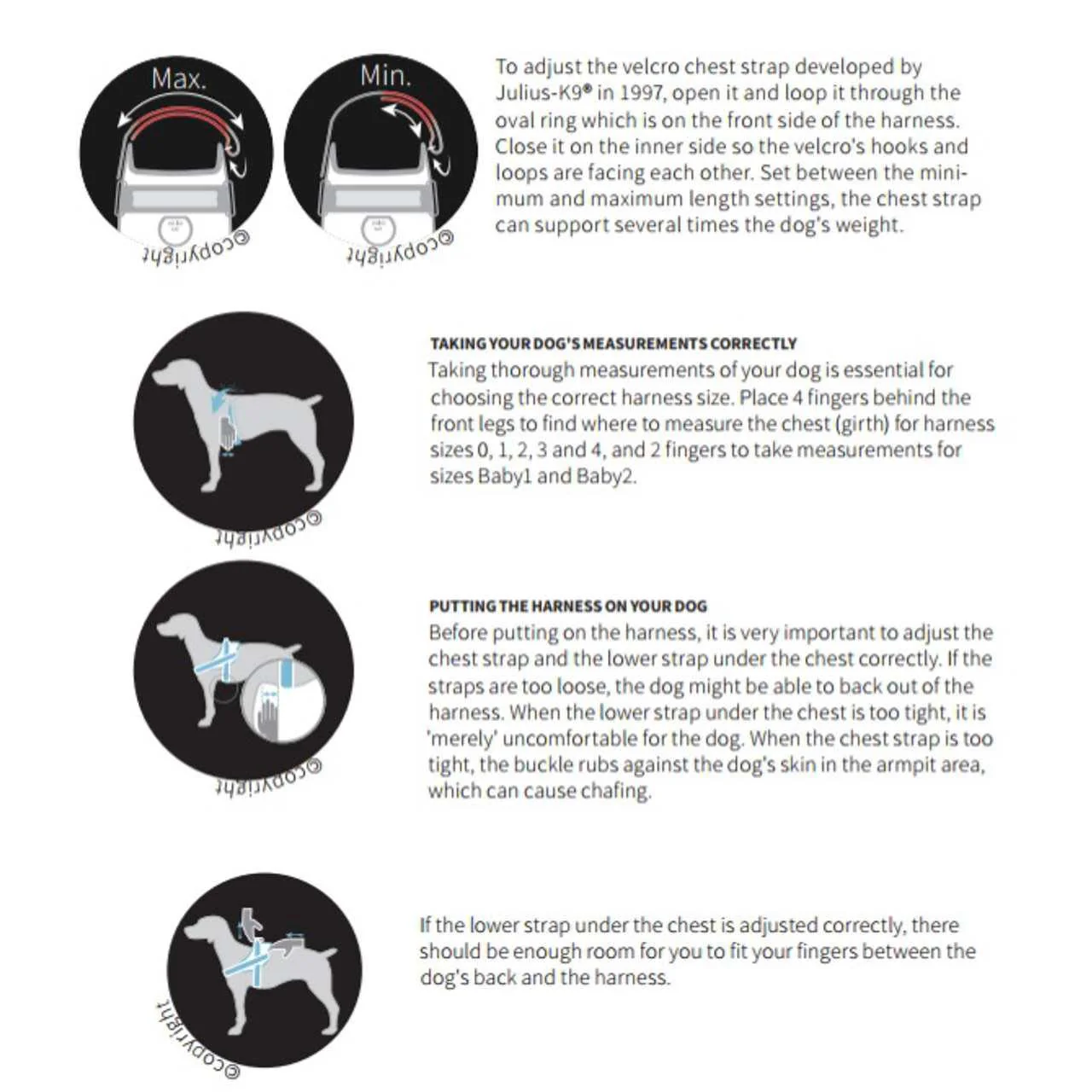 Julius-K9 IDC Neon Yellow Dog Harness - Image 3