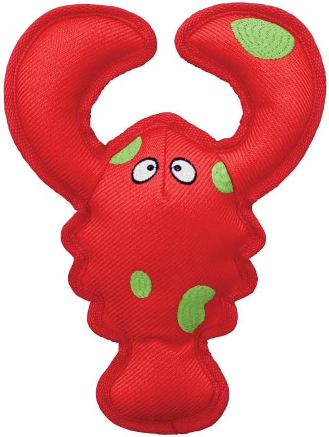 KONG Belly Flops Lobster Red Dog Toy - Image 2