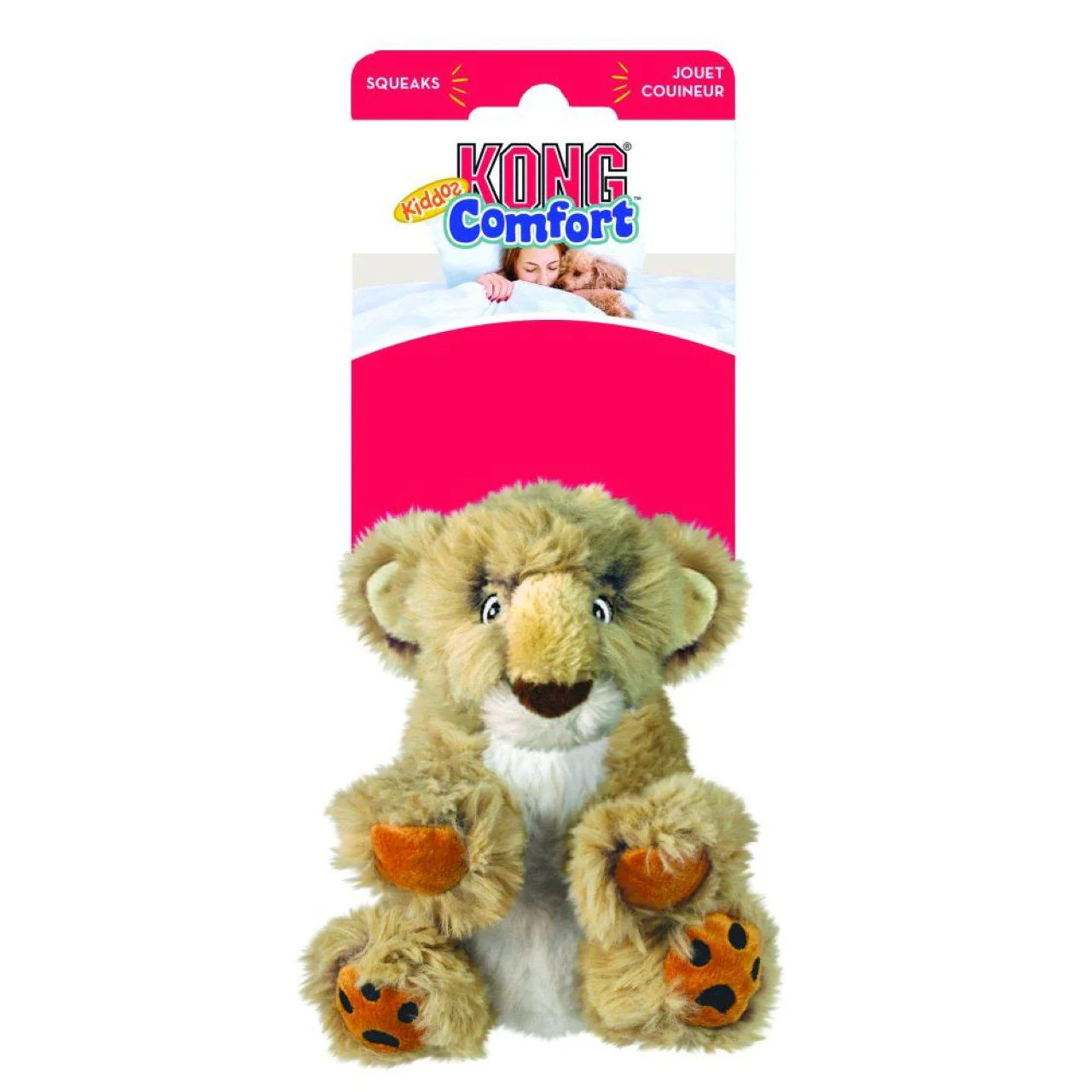 KONG Comfort Kiddos Lion Dog Toy - Image 2