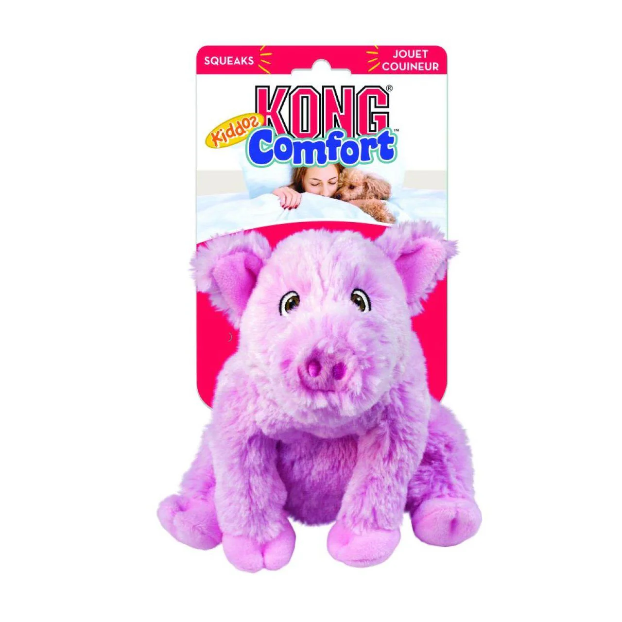 KONG Comfort Kiddos Pig Dog Toy - Image 2