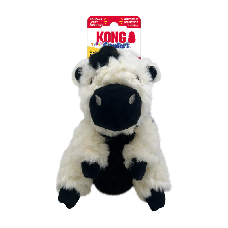 KONG Comfort Tykes Cow Dog Toy
