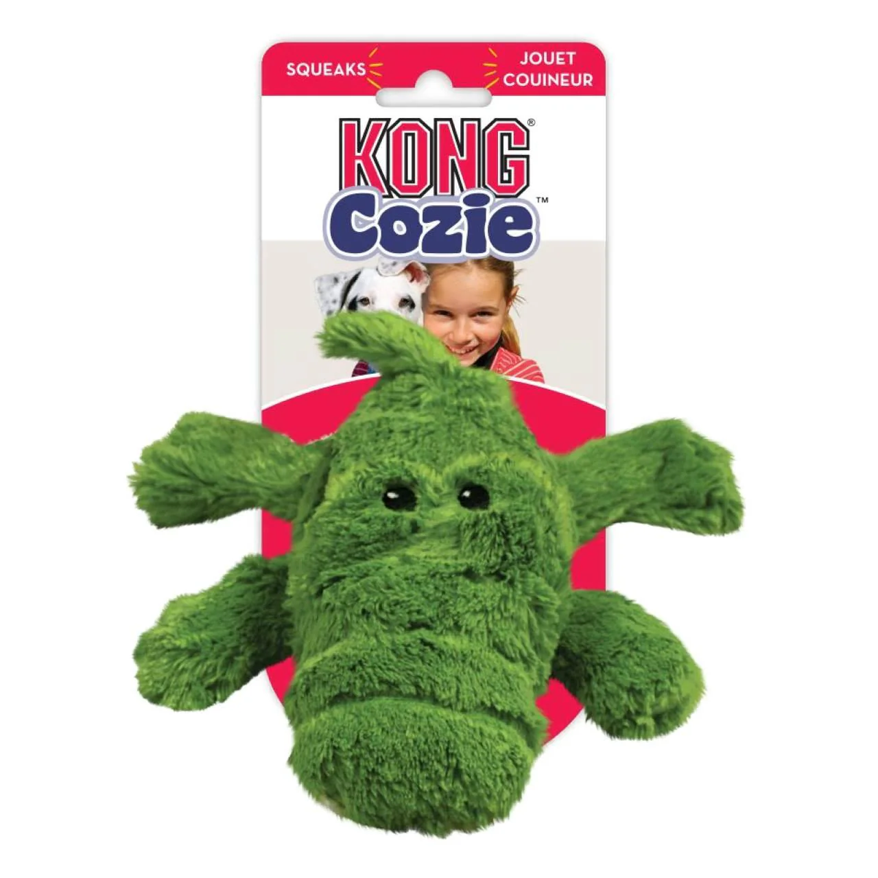 KONG Cozie Ali Alligator Dog Toy - Image 2