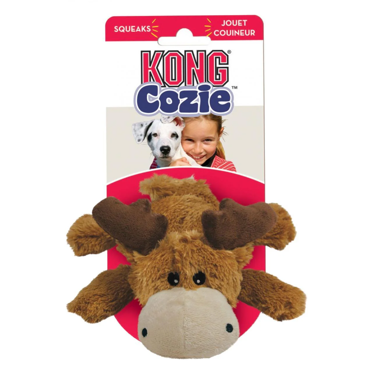 KONG Cozie Marvin Moose Dog Toy - Image 2