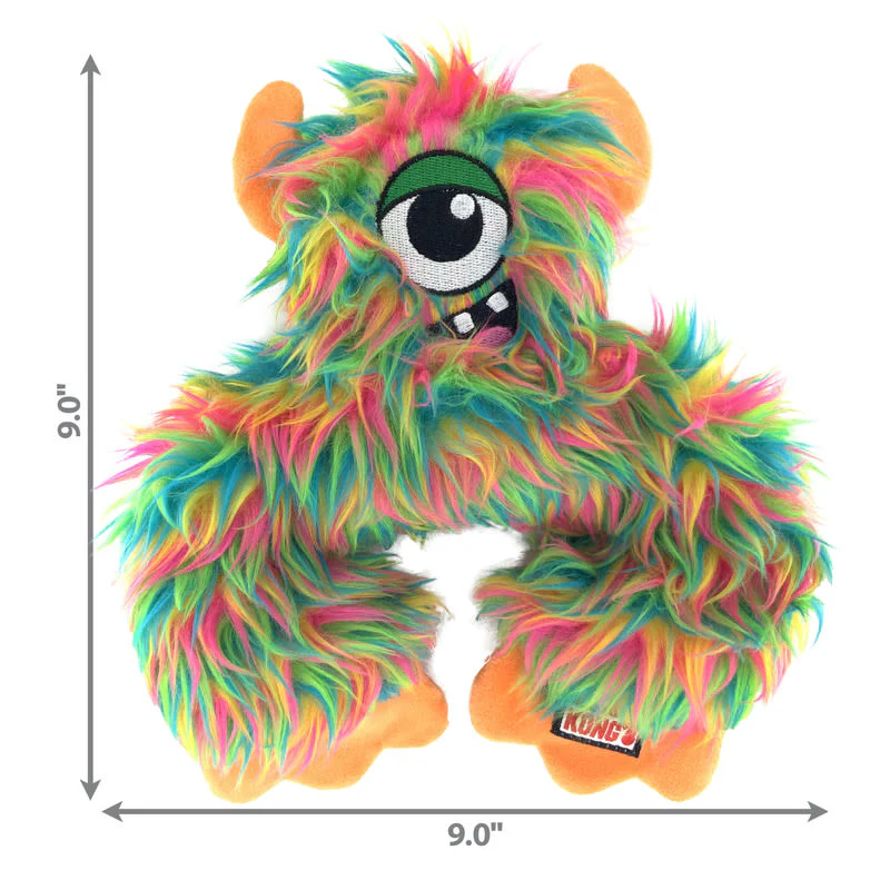 KONG Frizzle Frazzle Medium Multicolour Dog Toy - Image 3