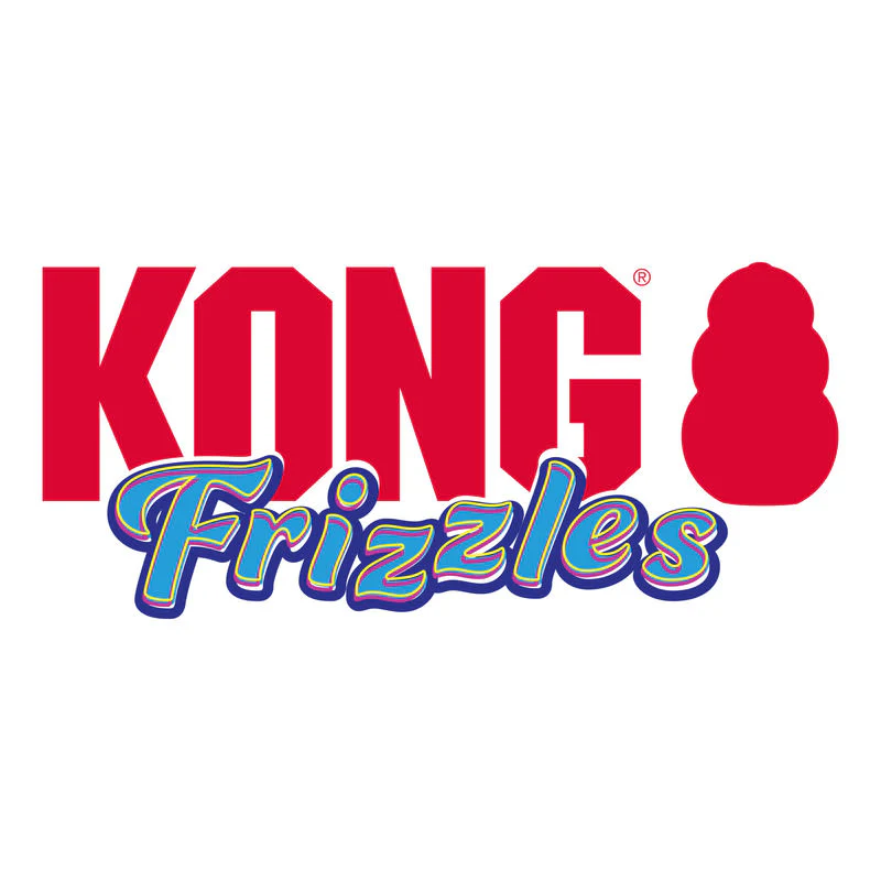 KONG Frizzle Razzle Medium Multicolour Dog Toy - Image 4