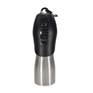KONG H2O Stainless Steel Black Dog Water Bottle - Image 2