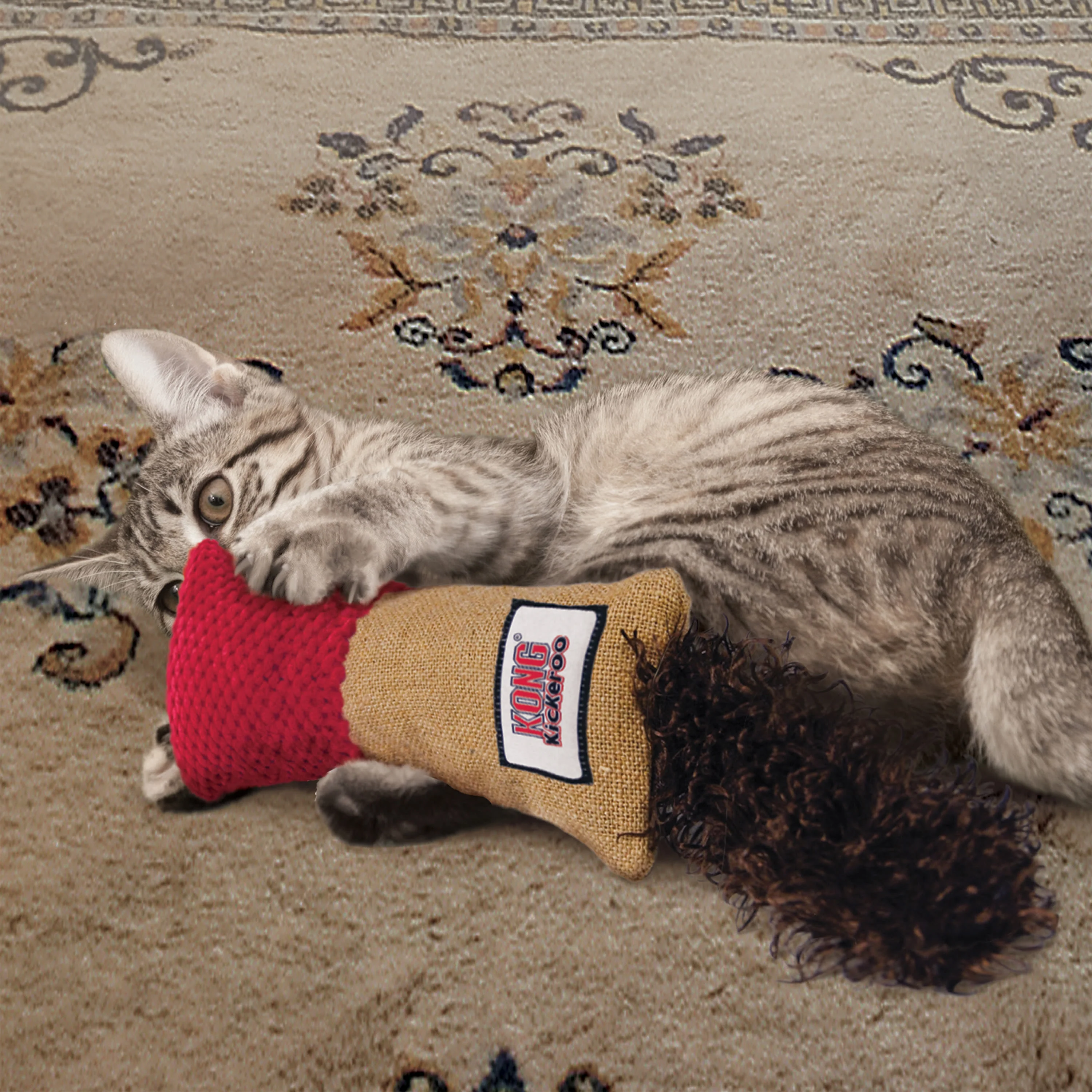 KONG Kickeroo Cuddler Assorted Cat Toy - Image 2