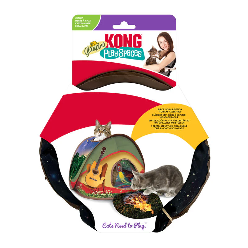 KONG Play Spaces Glamping Tent Cat Toy - Image 2