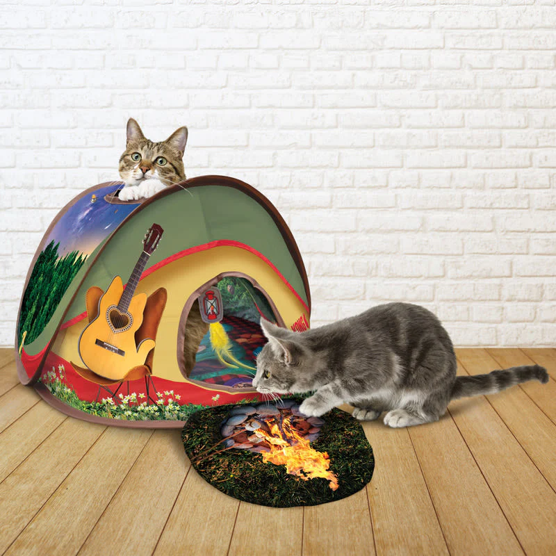 KONG Play Spaces Glamping Tent Cat Toy - Image 6