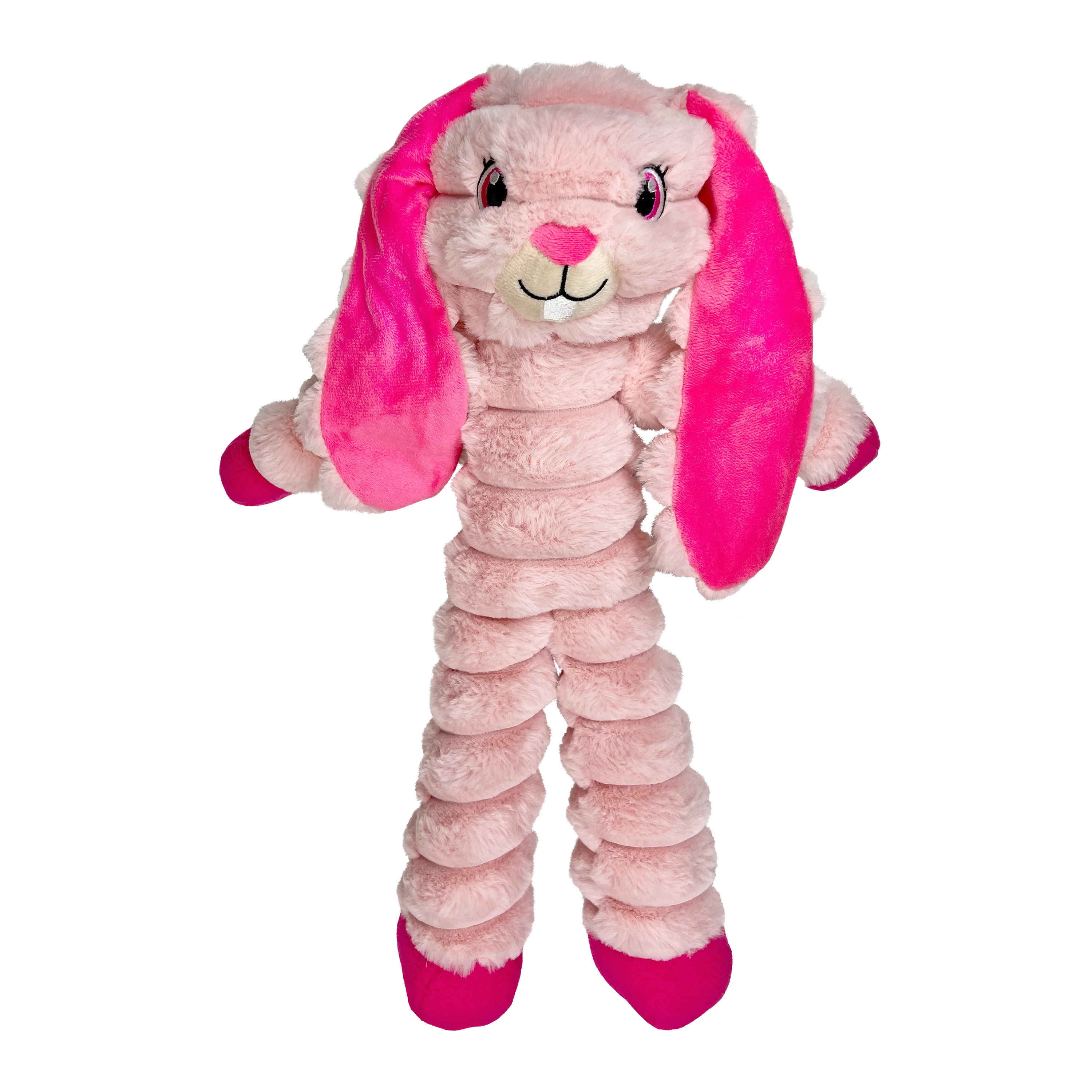 KONG Shakers Crumples Pink Bunny Dog Toy - Image 3