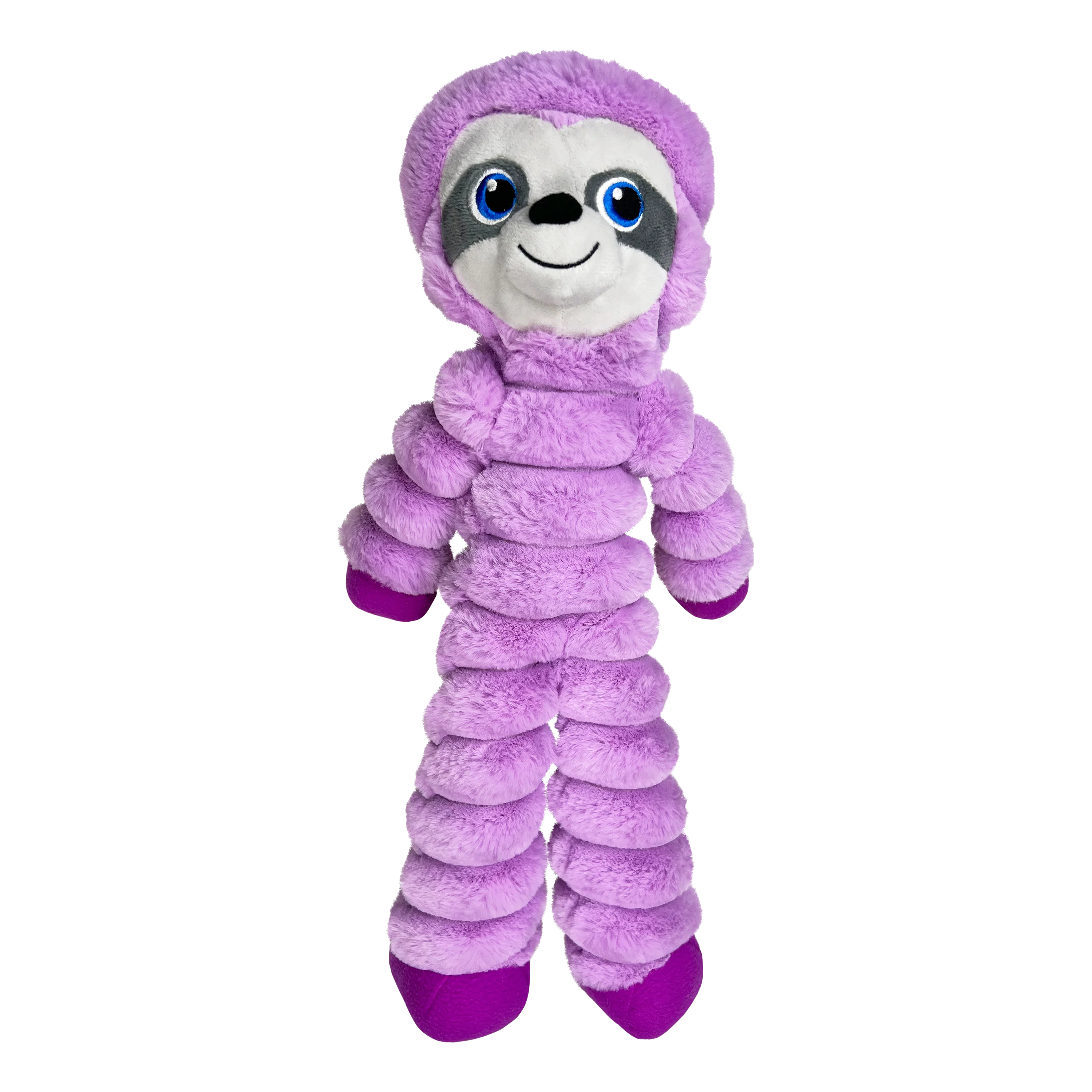 KONG Shakers Crumples Purple Sloth Dog Toy - Image 3