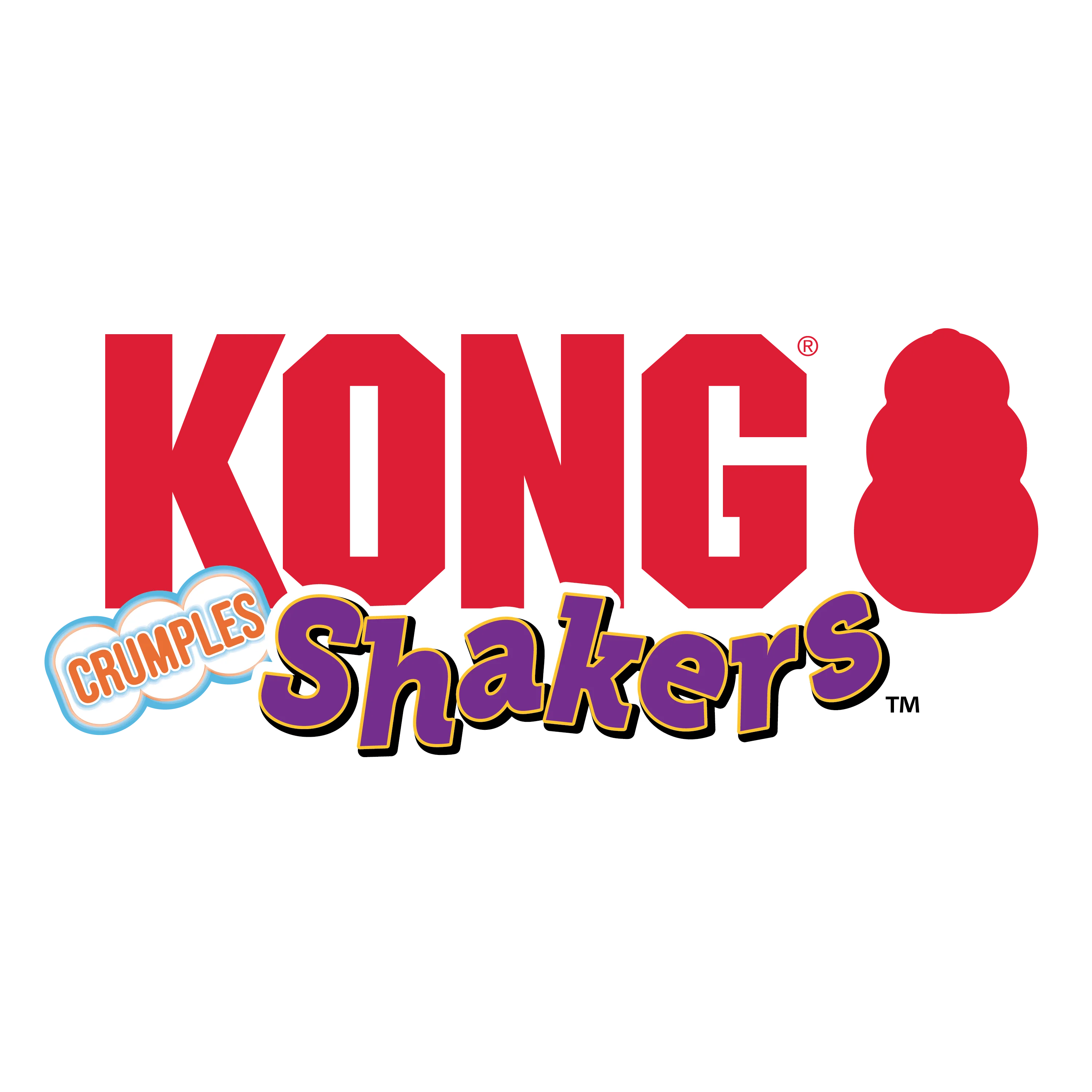 KONG Shakers Crumples Purple Sloth Dog Toy - Image 4