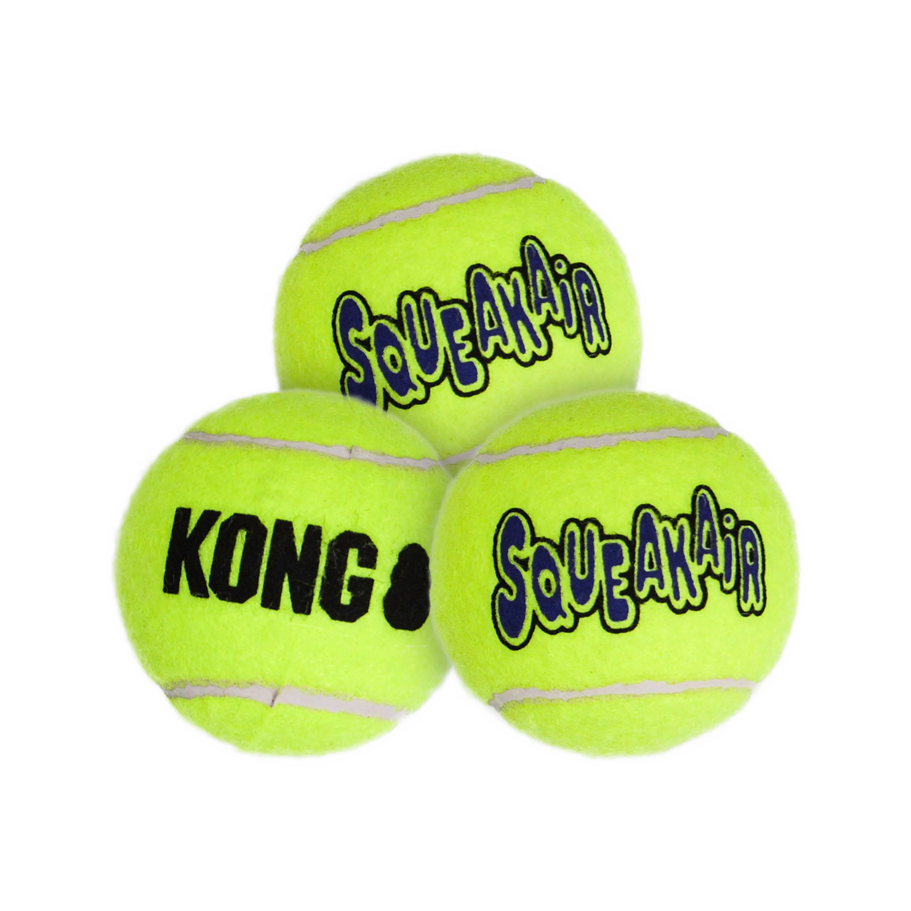 KONG Tennis Ball Yellow Bulk Squeaker Dog Toy - Image 2