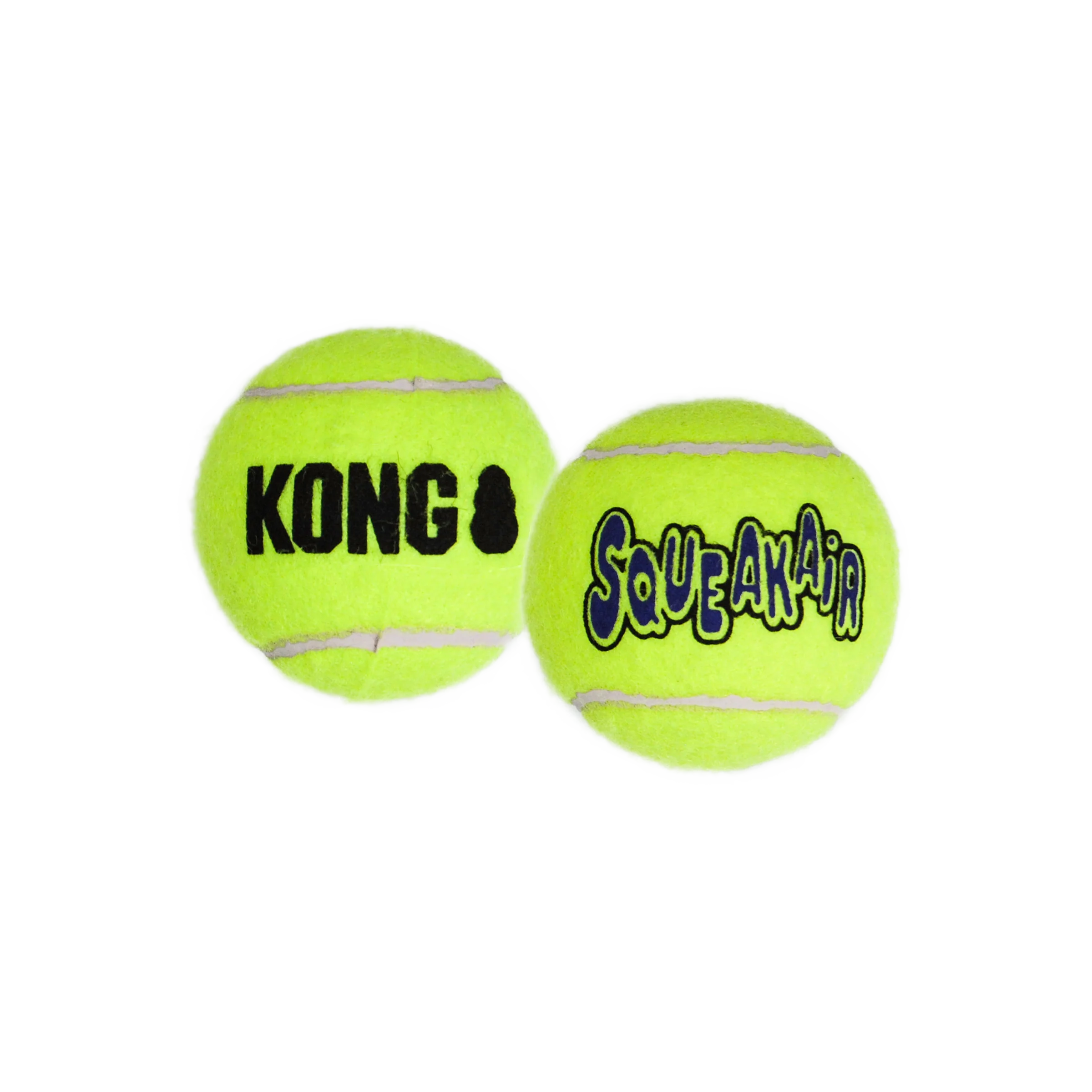 KONG Tennis Ball Yellow Squeaker Dog Toy - 6 Pack - Image 2
