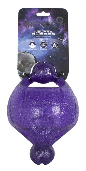 Kronos9 Sphere Flashing Purple Throw & Fetch Dog Toy - Image 2