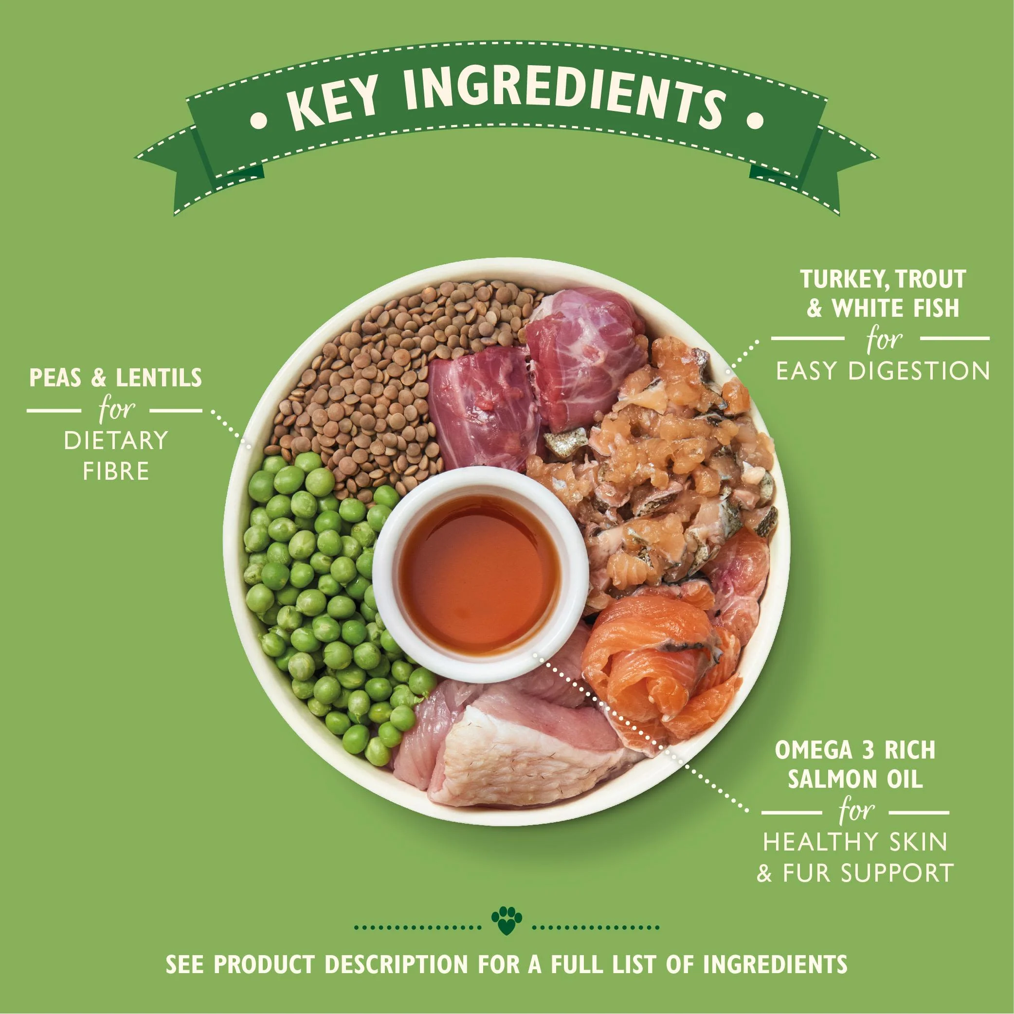Lily's Kitchen Adult 8+ Scottish Gluten Free Dry Dog Food - Salmon & Trout - Image 4