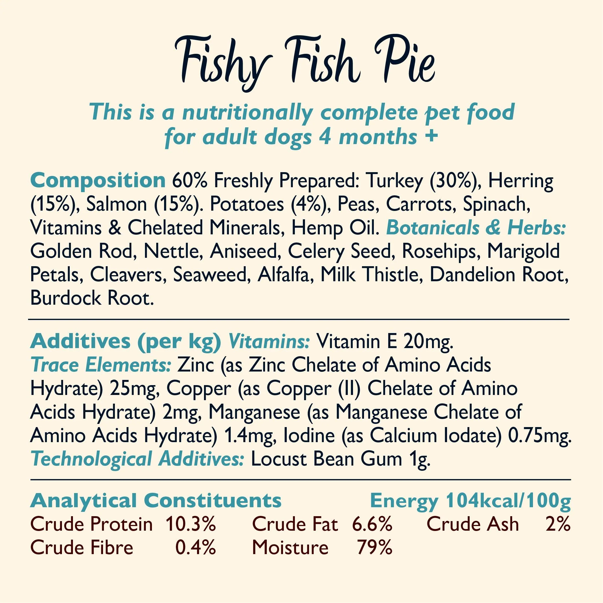 Lily's Kitchen Fishy Fish Pie with Peas for Dog - Image 4
